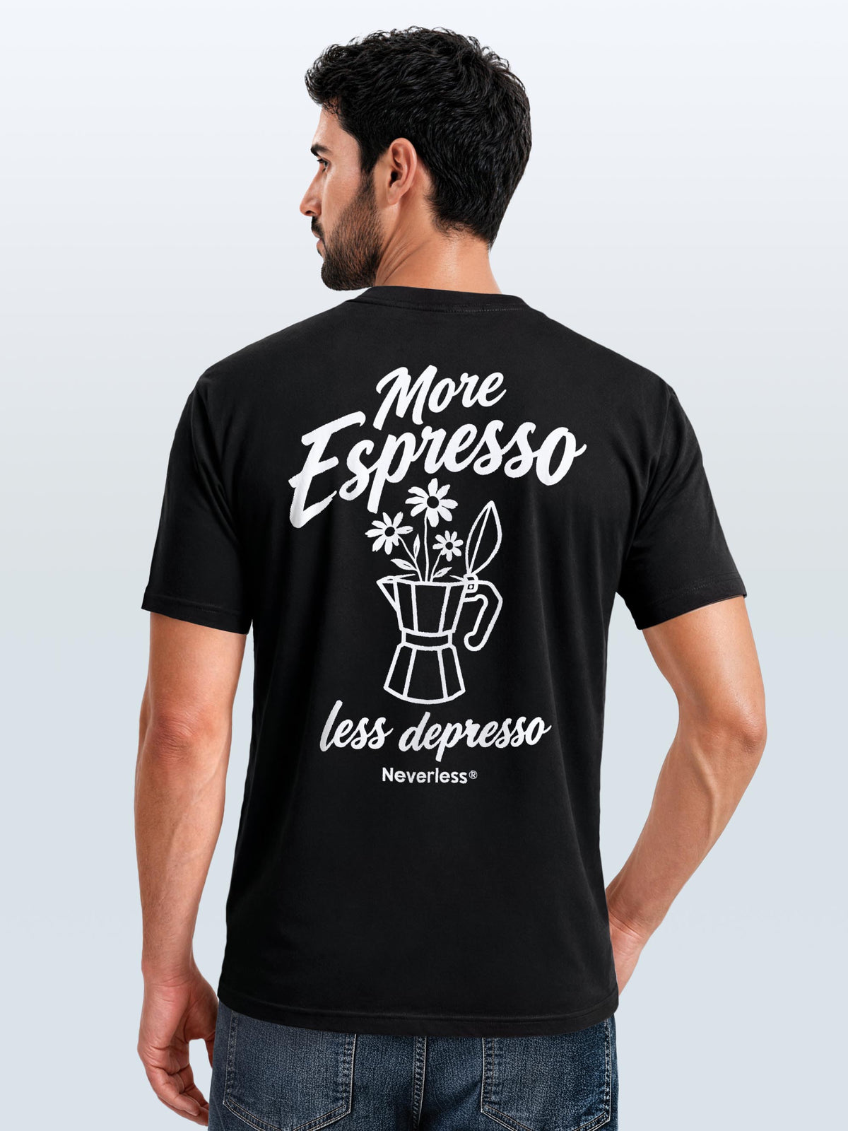 [AI generated] schwarz slim-fit