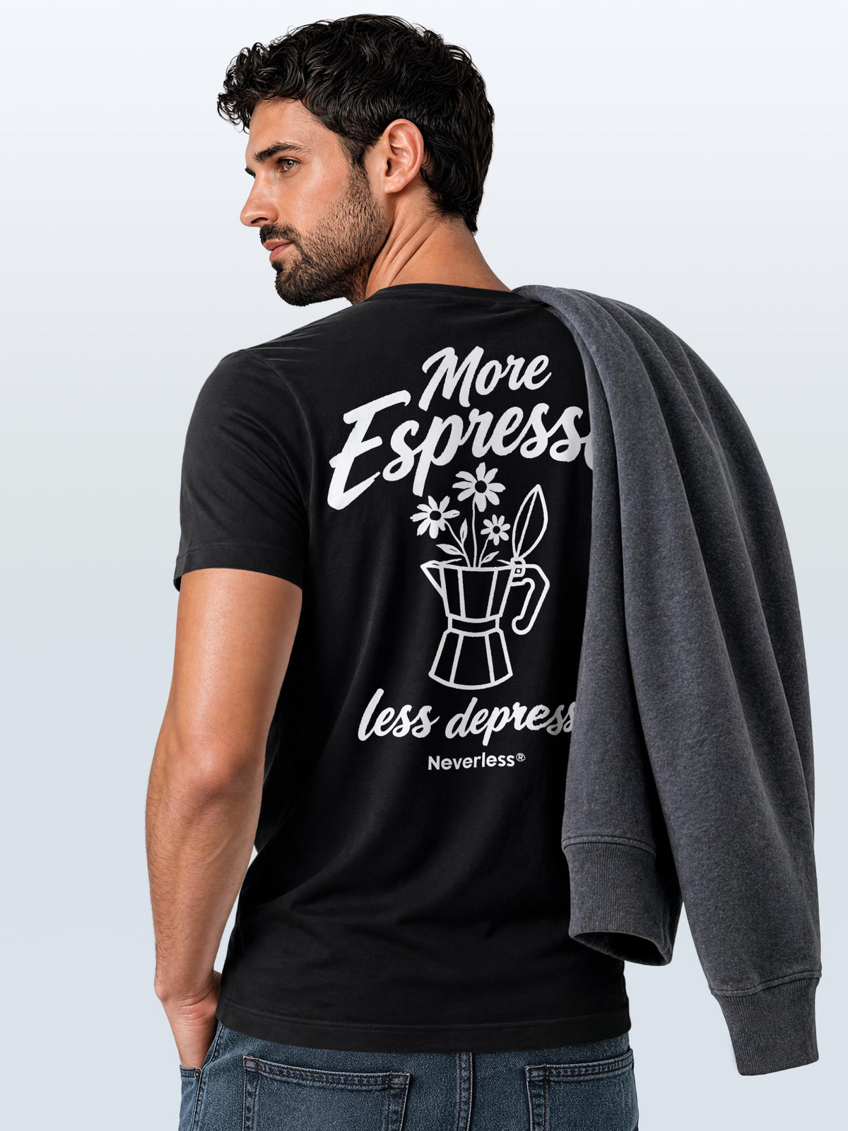 [AI generated] schwarz slim-fit