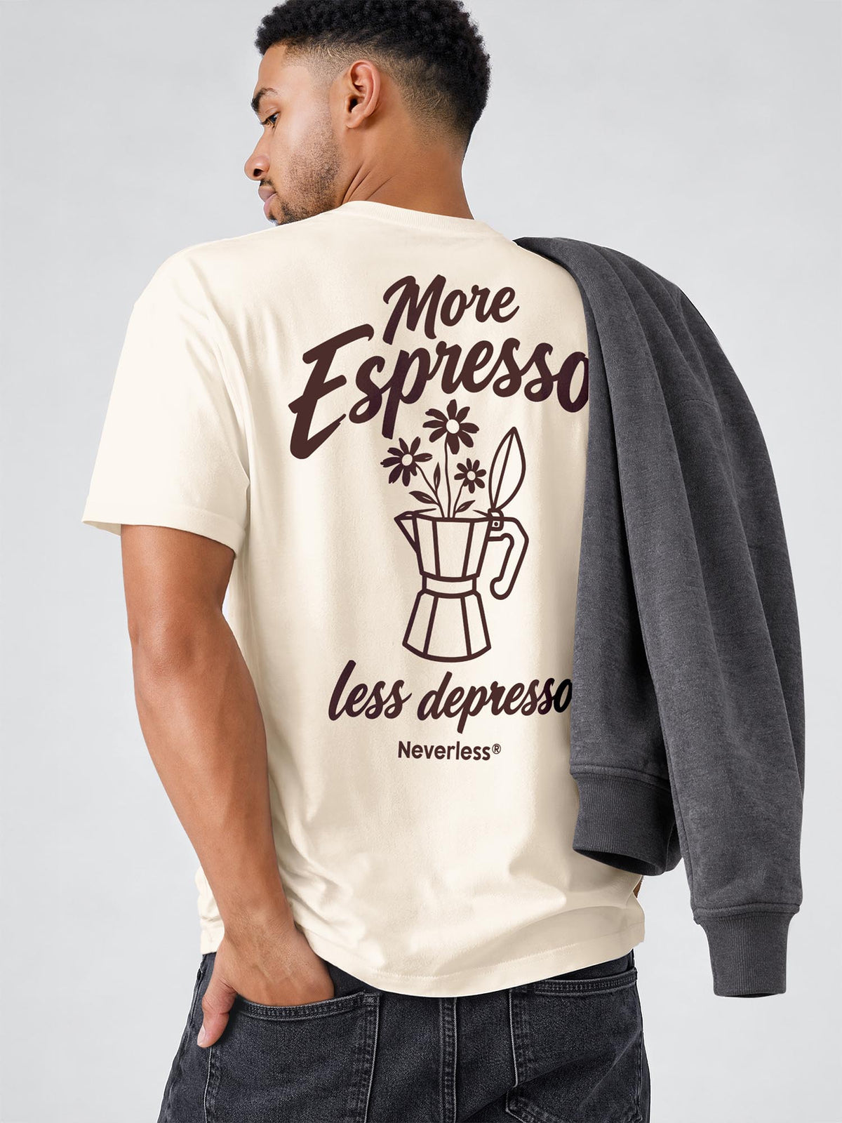 [AI generated] hell-beige relaxed-fit
