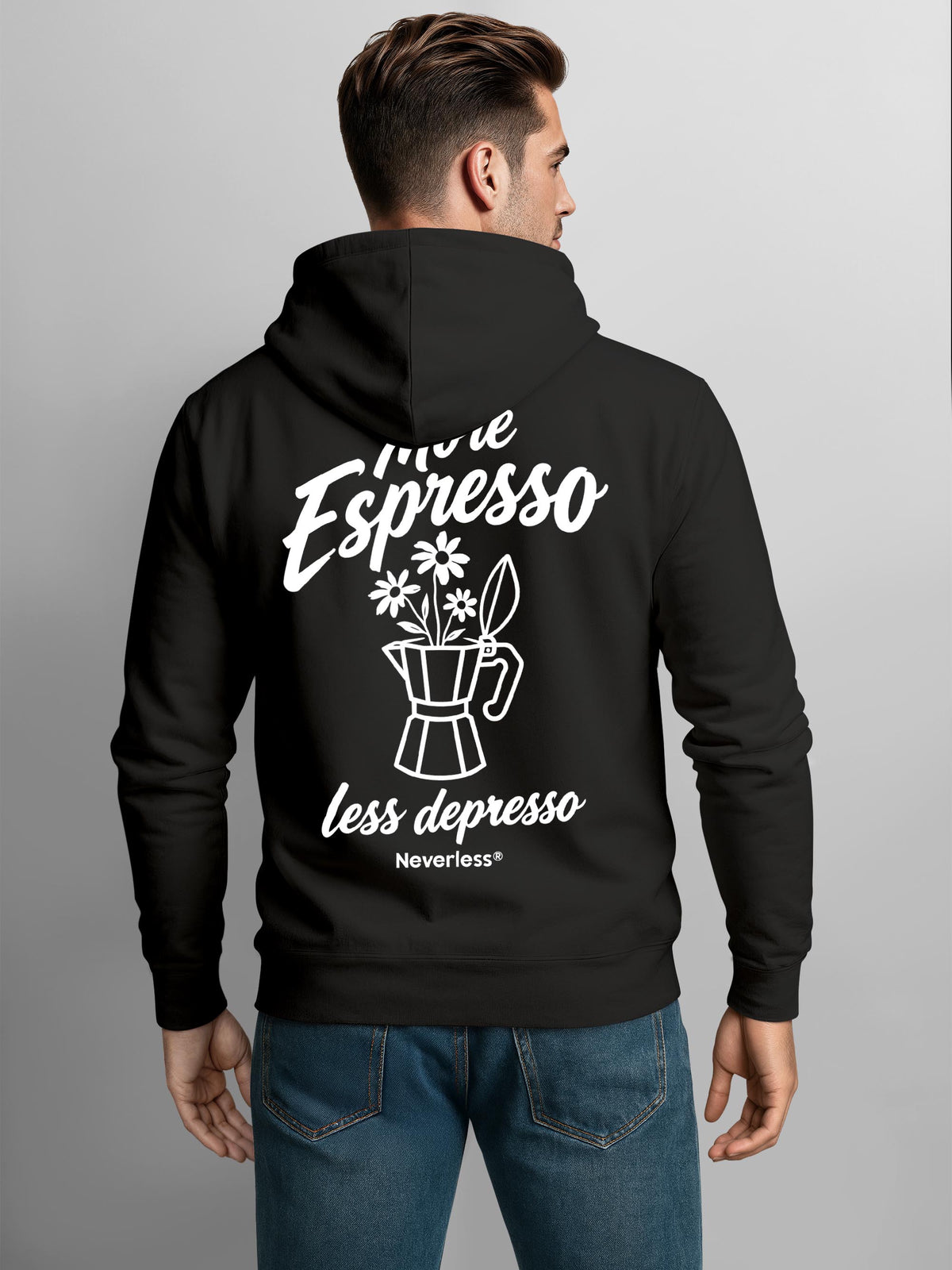 [AI generated] schwarz slim-fit