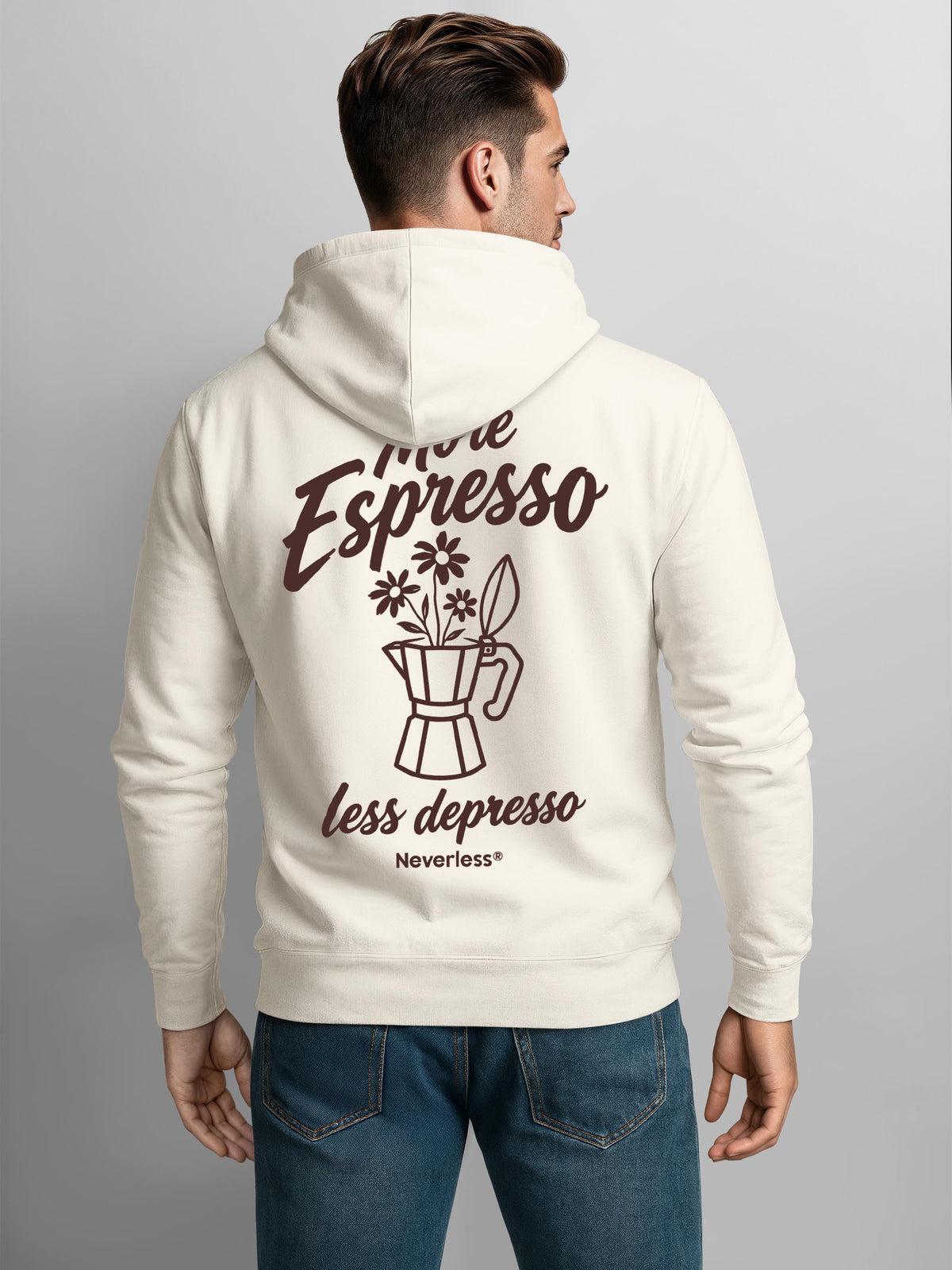 [AI generated] urban grey slim-fit