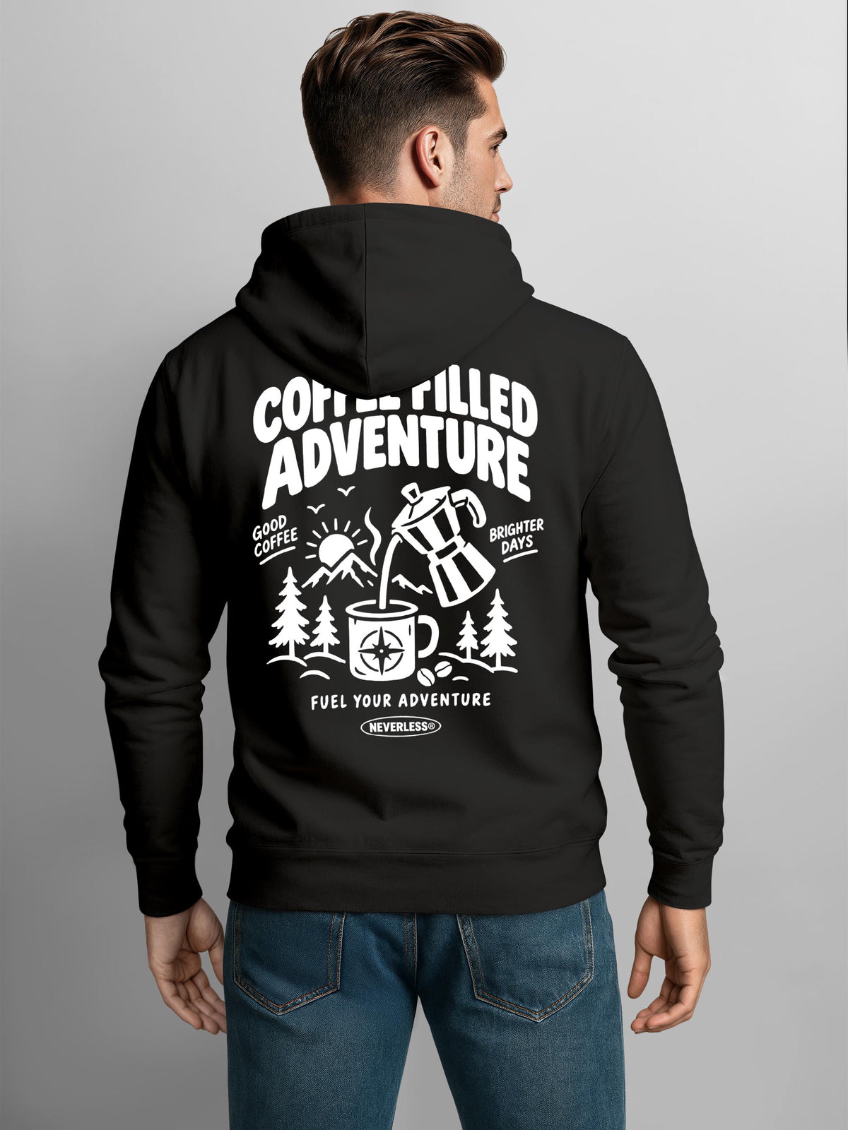 [AI generated] schwarz slim-fit