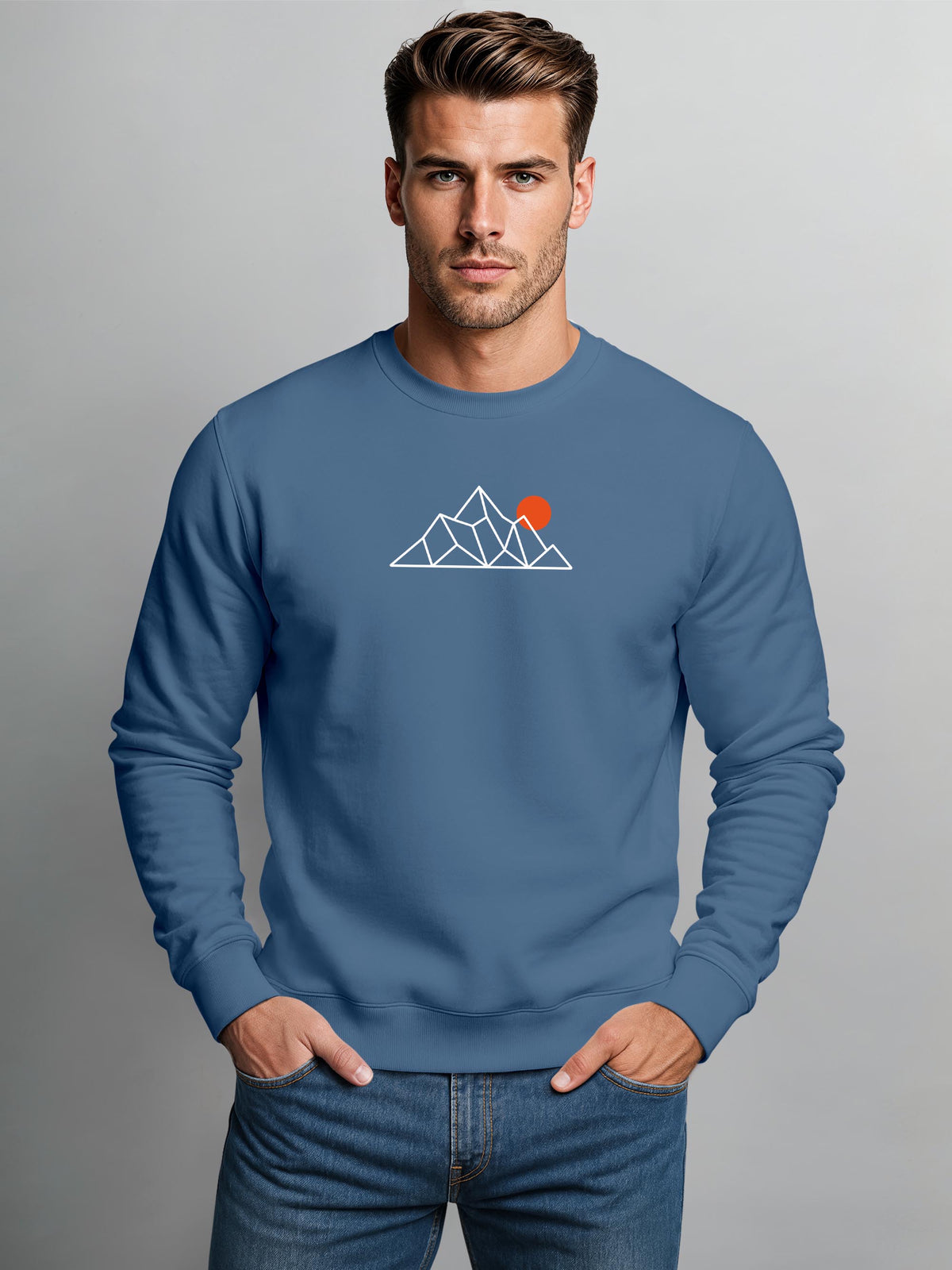 [AI generated] indigo blue