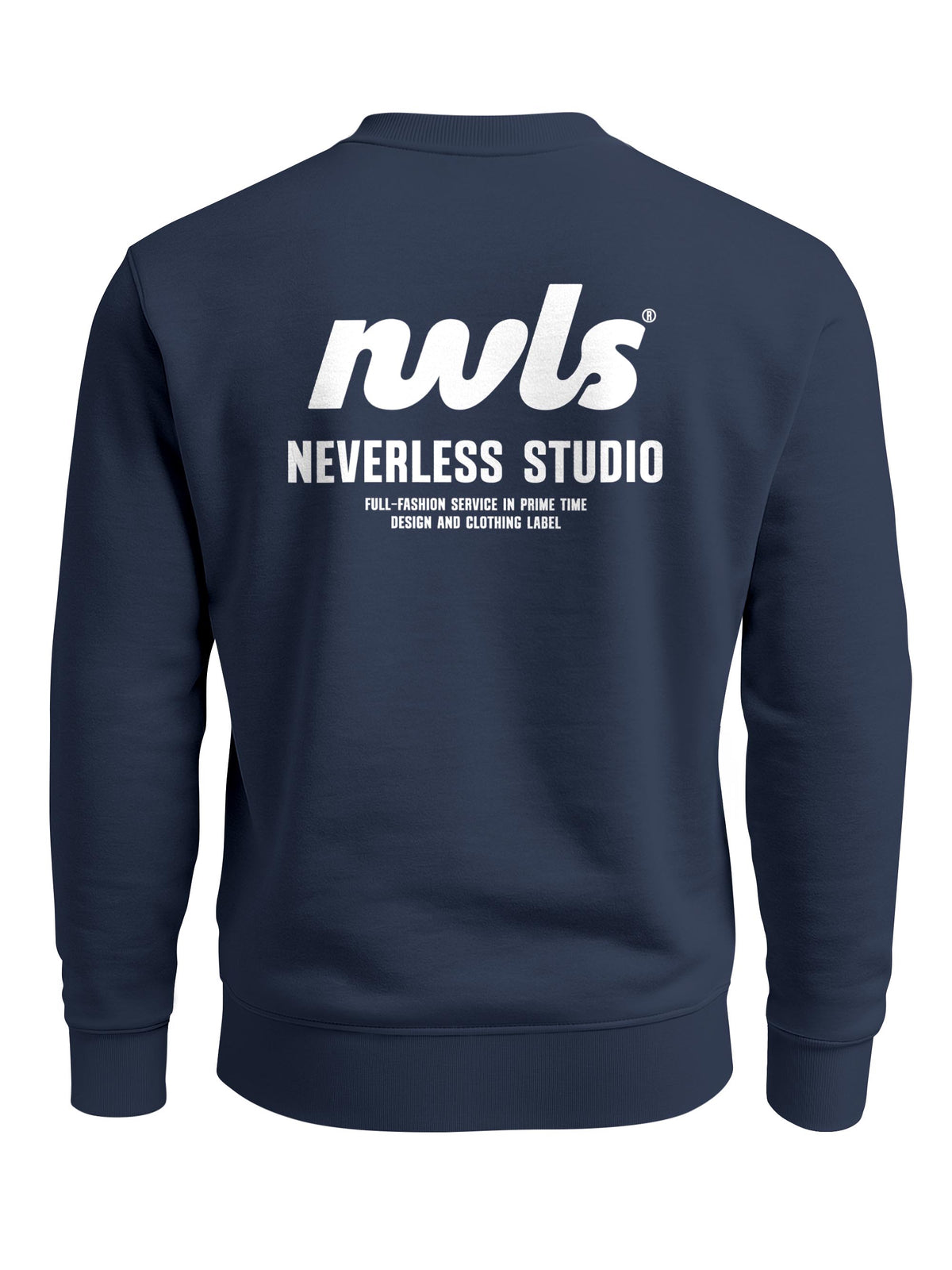 [AI generated] navy slim-fit