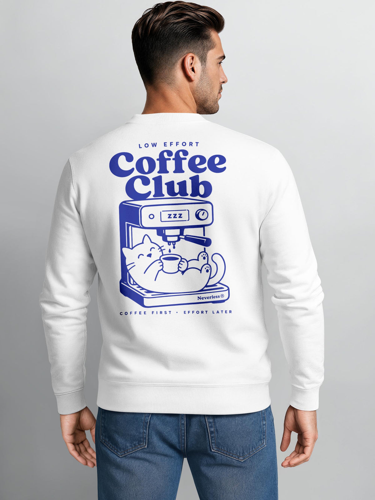 [AI generated] weiß slim-fit
