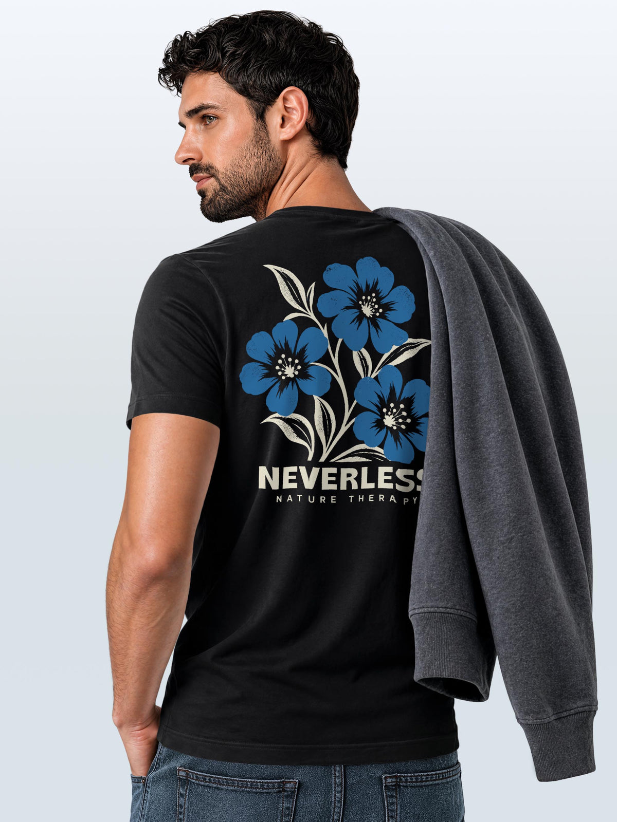 [AI generated] schwarz slim-fit