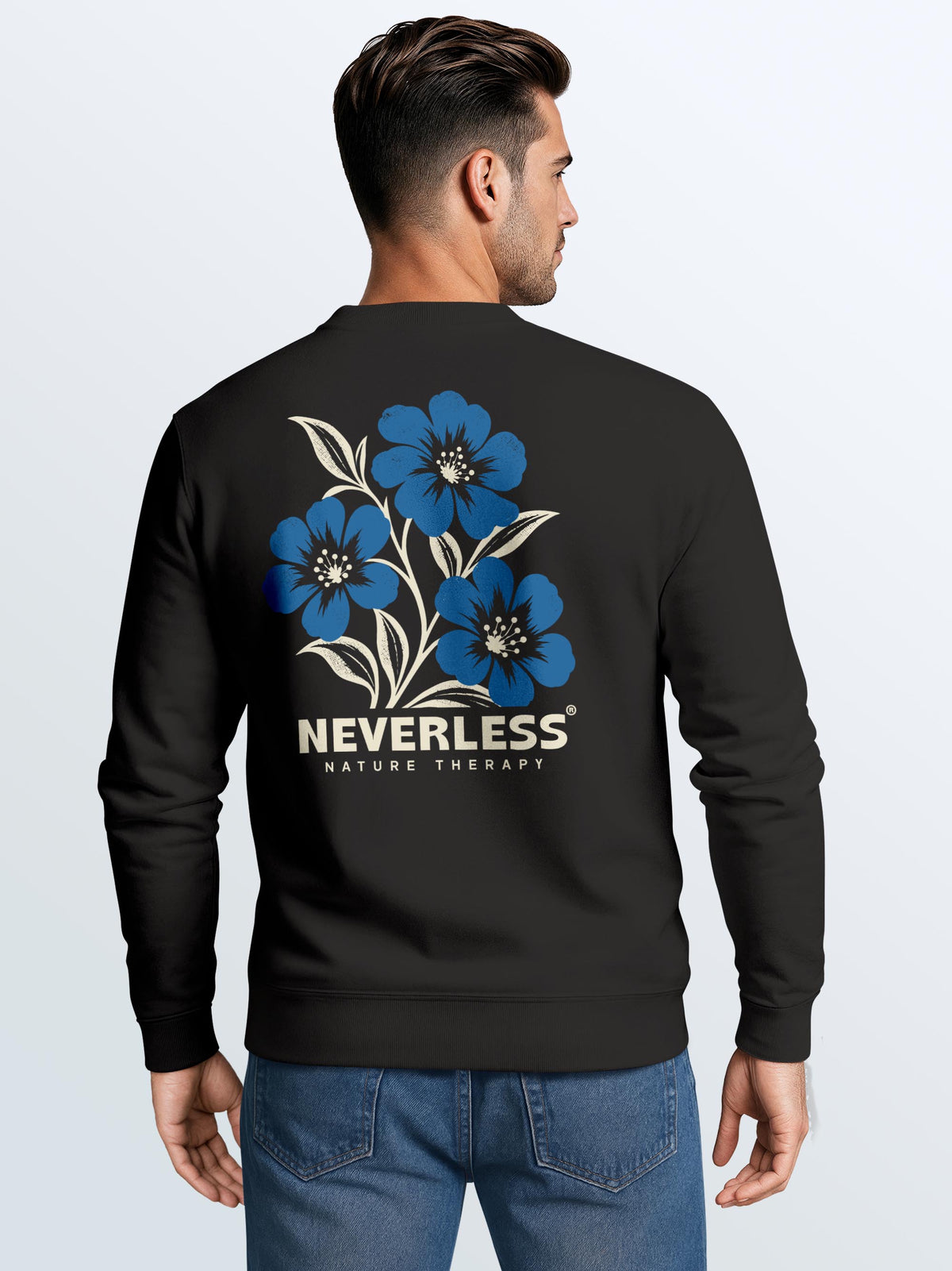 [AI generated] schwarz slim-fit