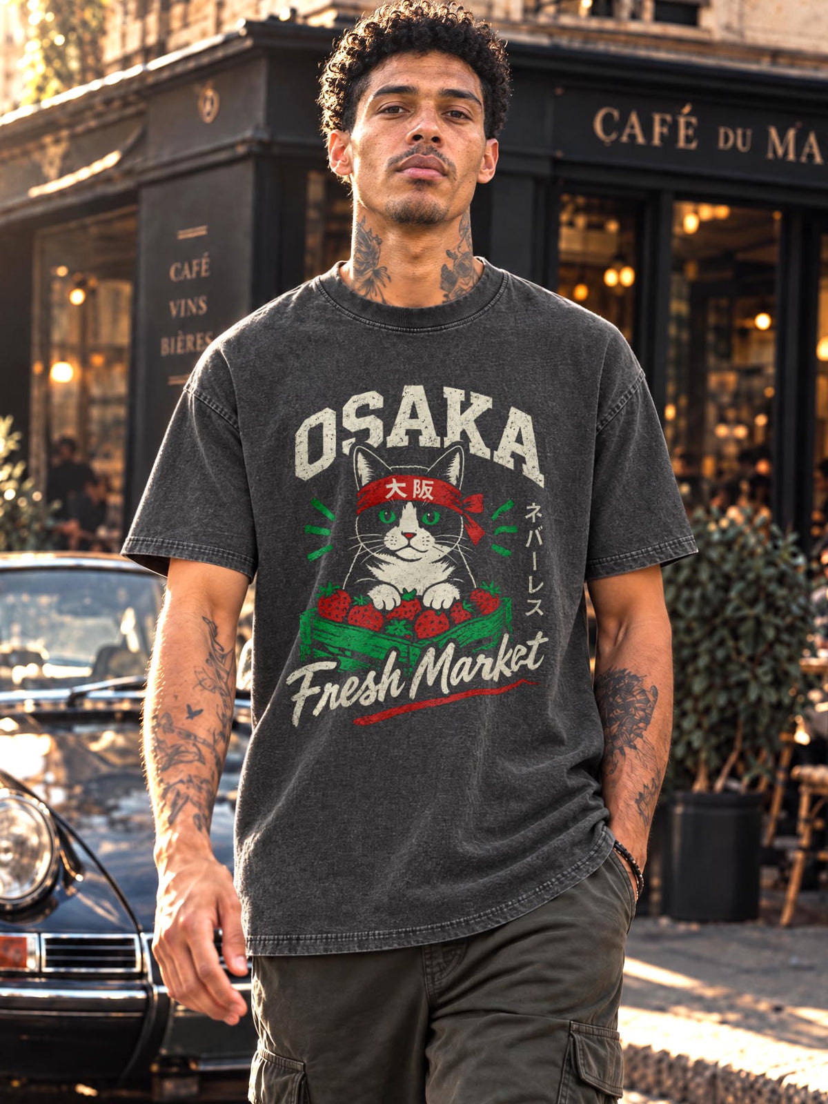 [AI generated] dunkelgrau vintage