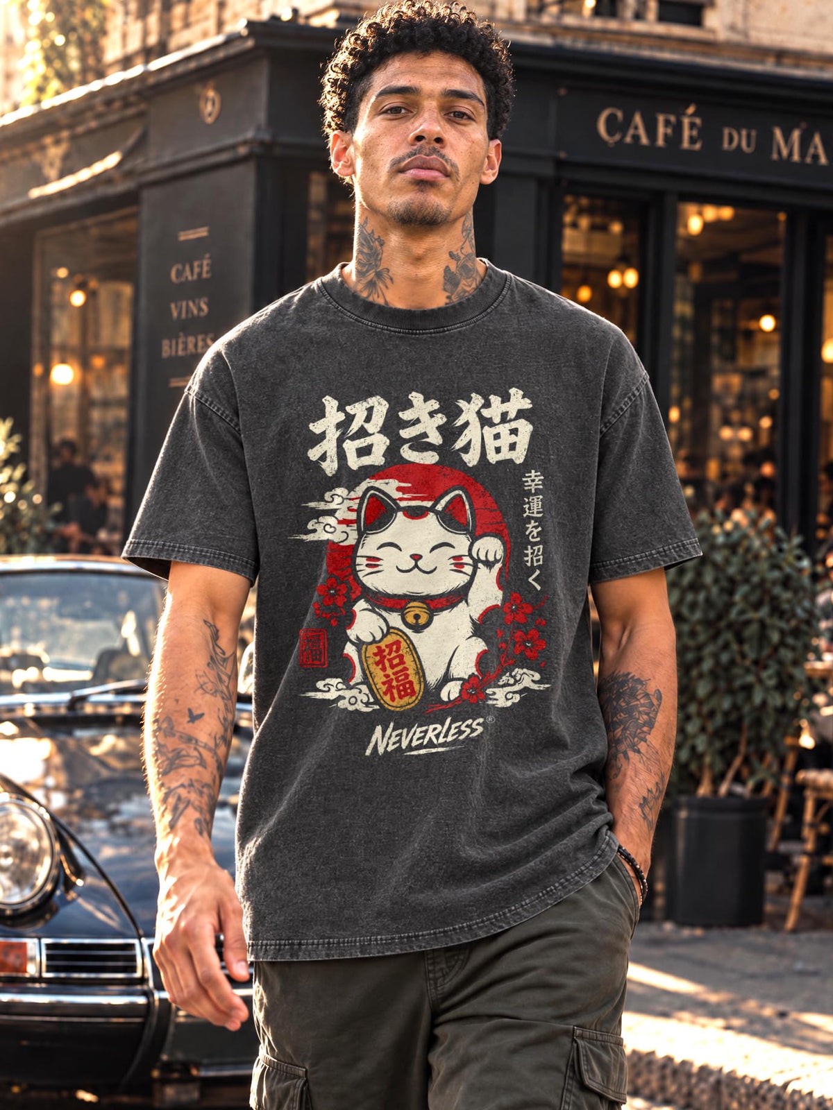 [AI generated] dunkelgrau vintage