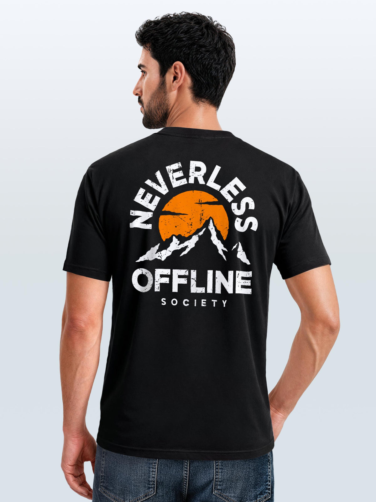 [AI generated] schwarz slim-fit