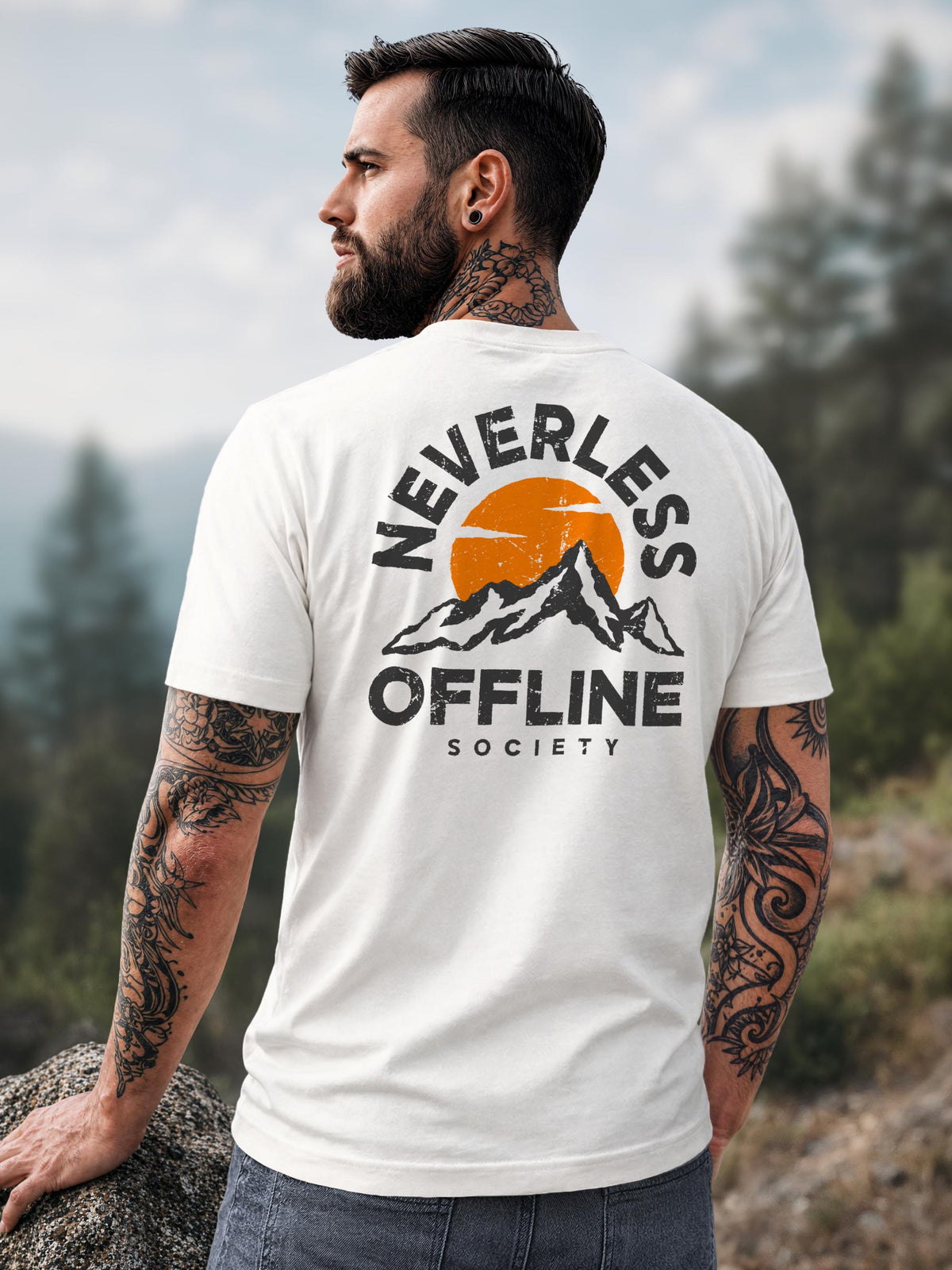 [AI generated] weiß slim-fit