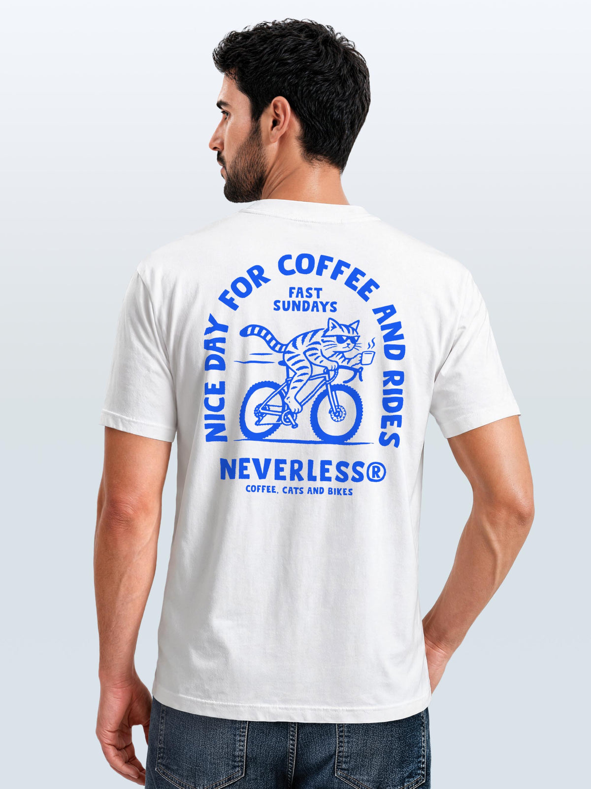 [AI generated] weiß slim-fit
