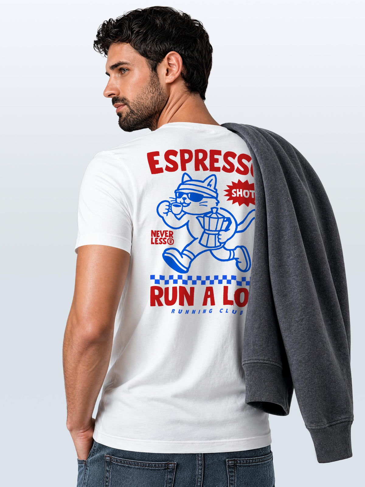 [AI generated] weiß slim-fit