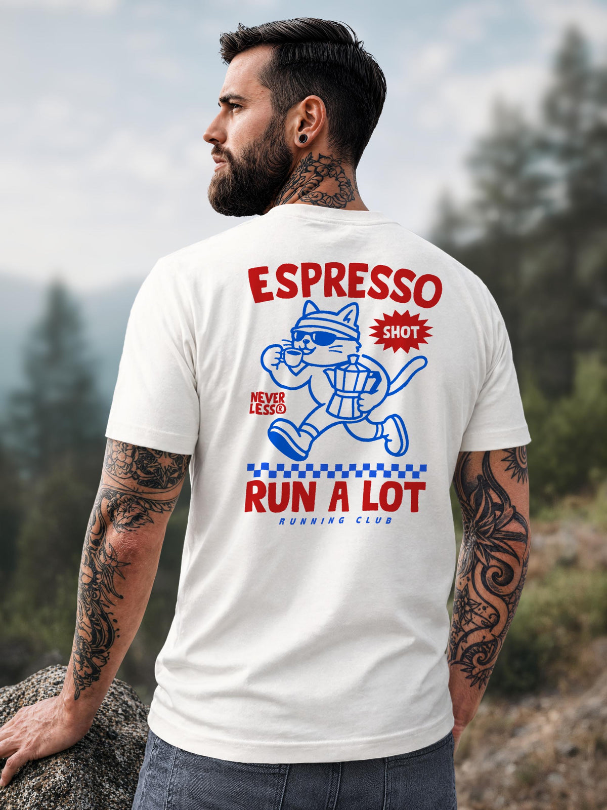[AI generated] weiß slim-fit