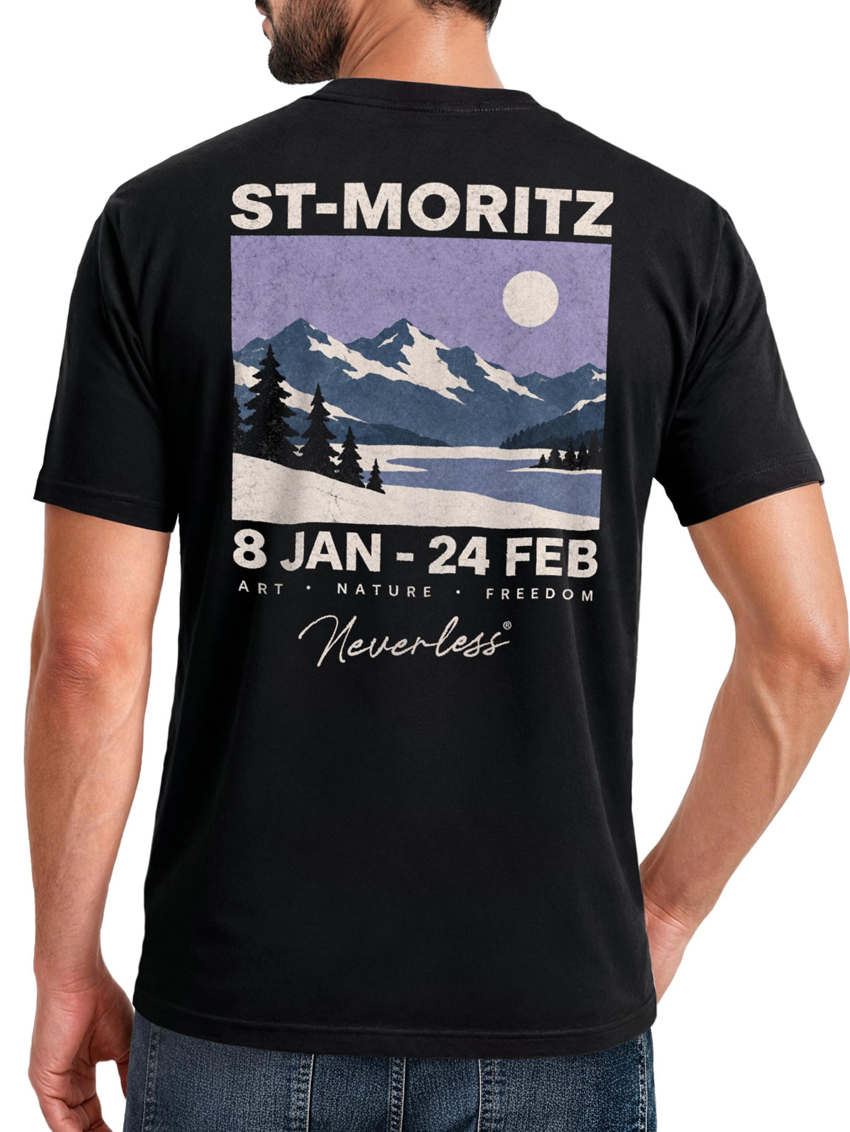 [AI generated] schwarz slim-fit