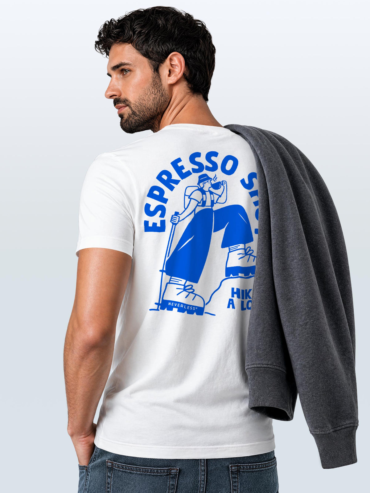 [AI generated] weiß slim-fit