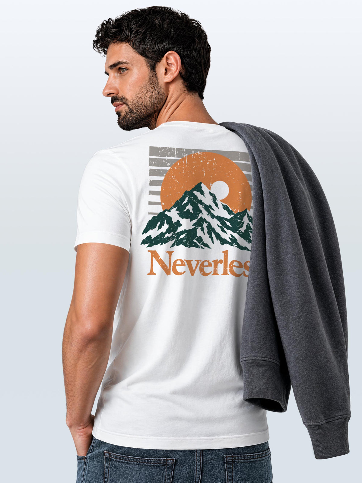 [AI generated] weiß slim-fit
