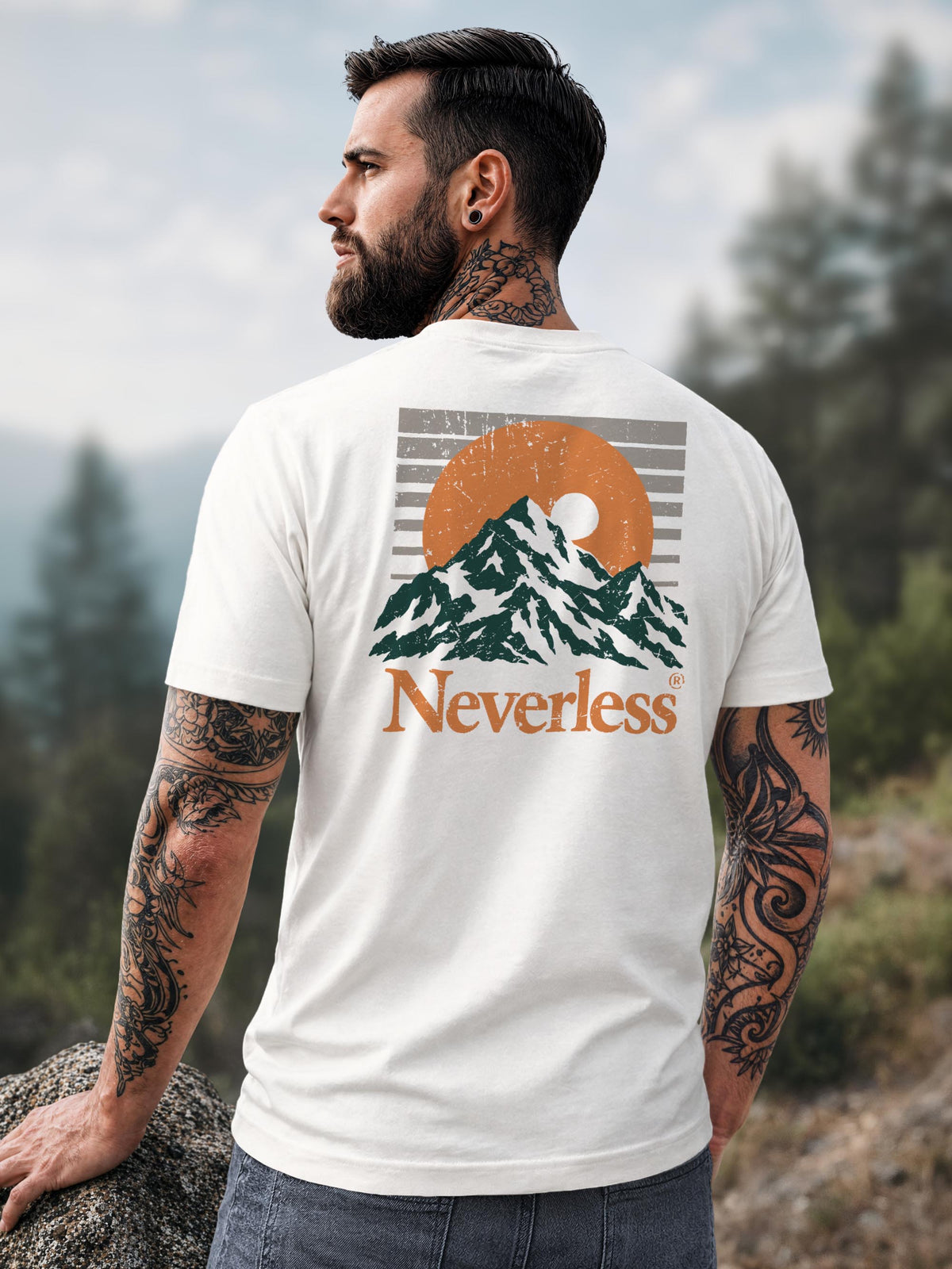 [AI generated] weiß slim-fit
