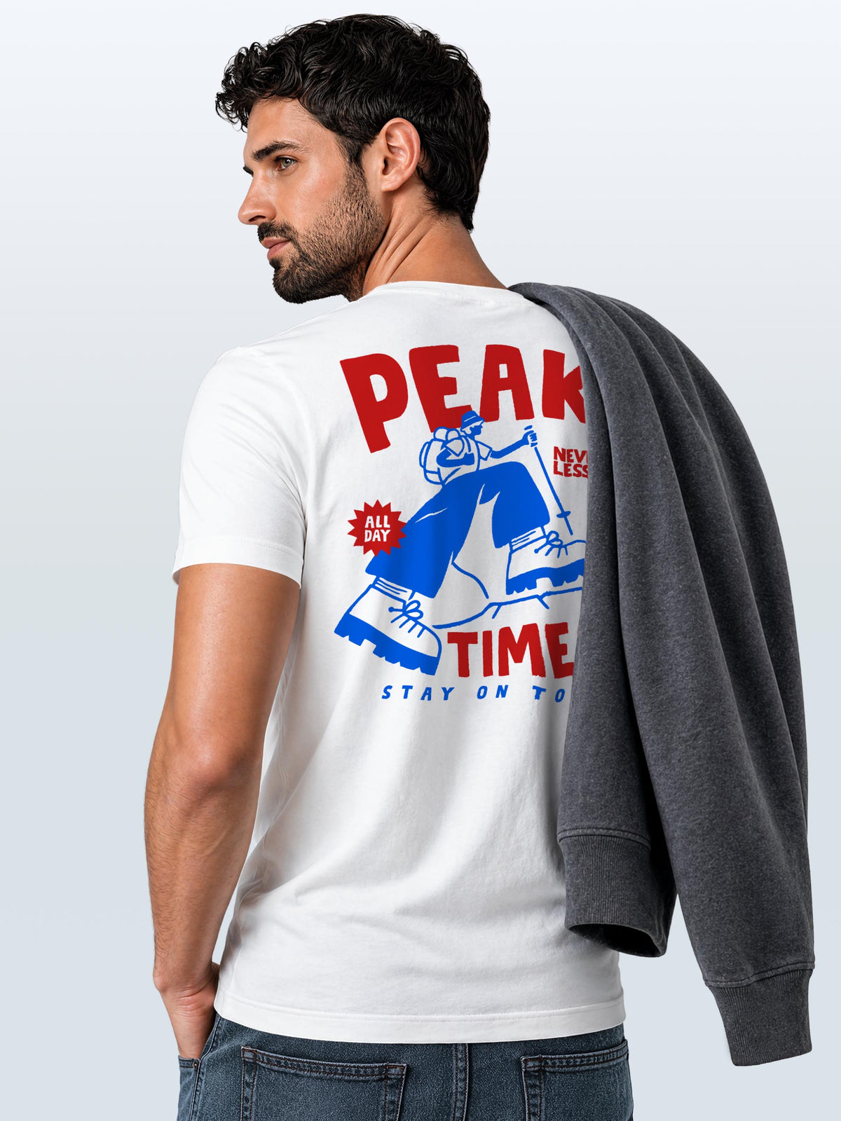 [AI generated] weiß slim-fit