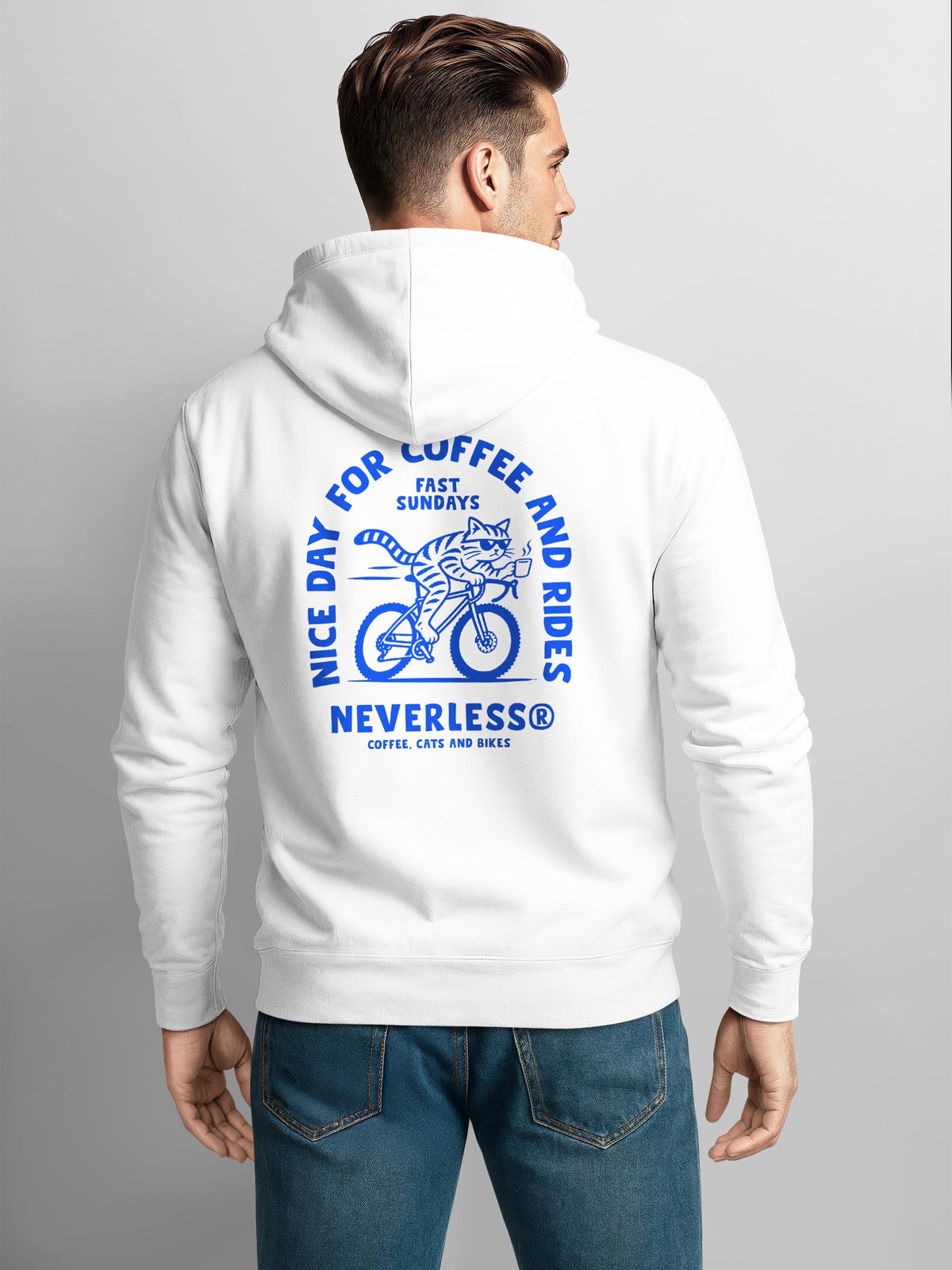 [AI generated] weiß slim-fit