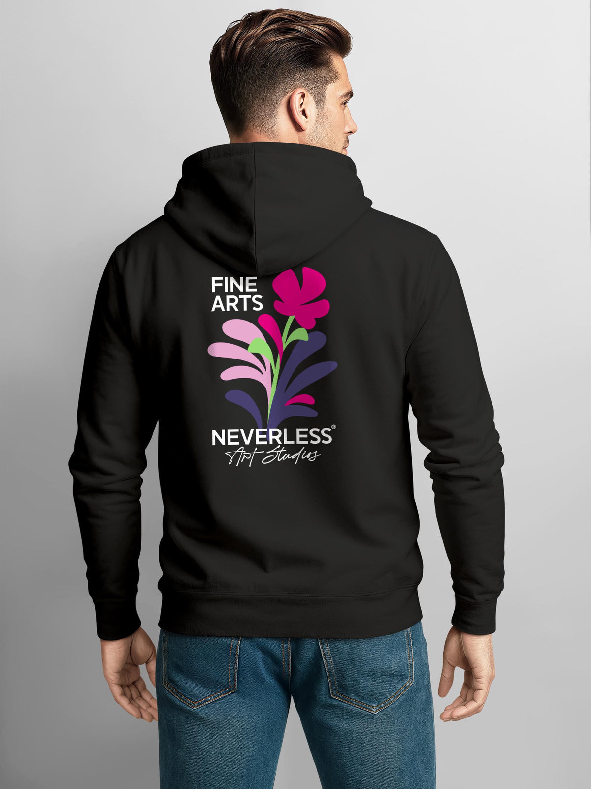 [AI generated] schwarz slim-fit
