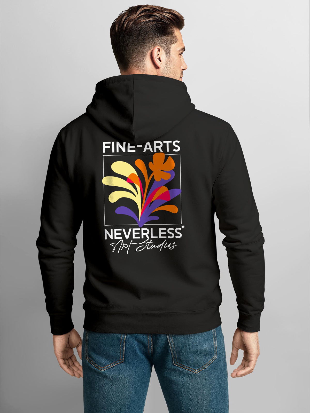 [AI generated] schwarz slim-fit