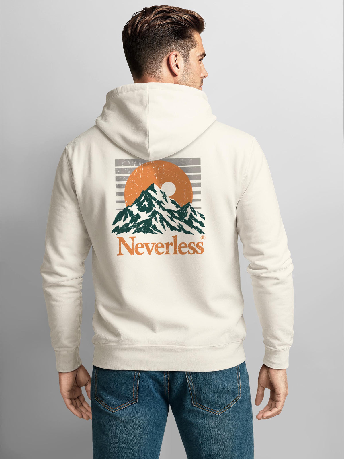 [AI generated] urban grey slim-fit