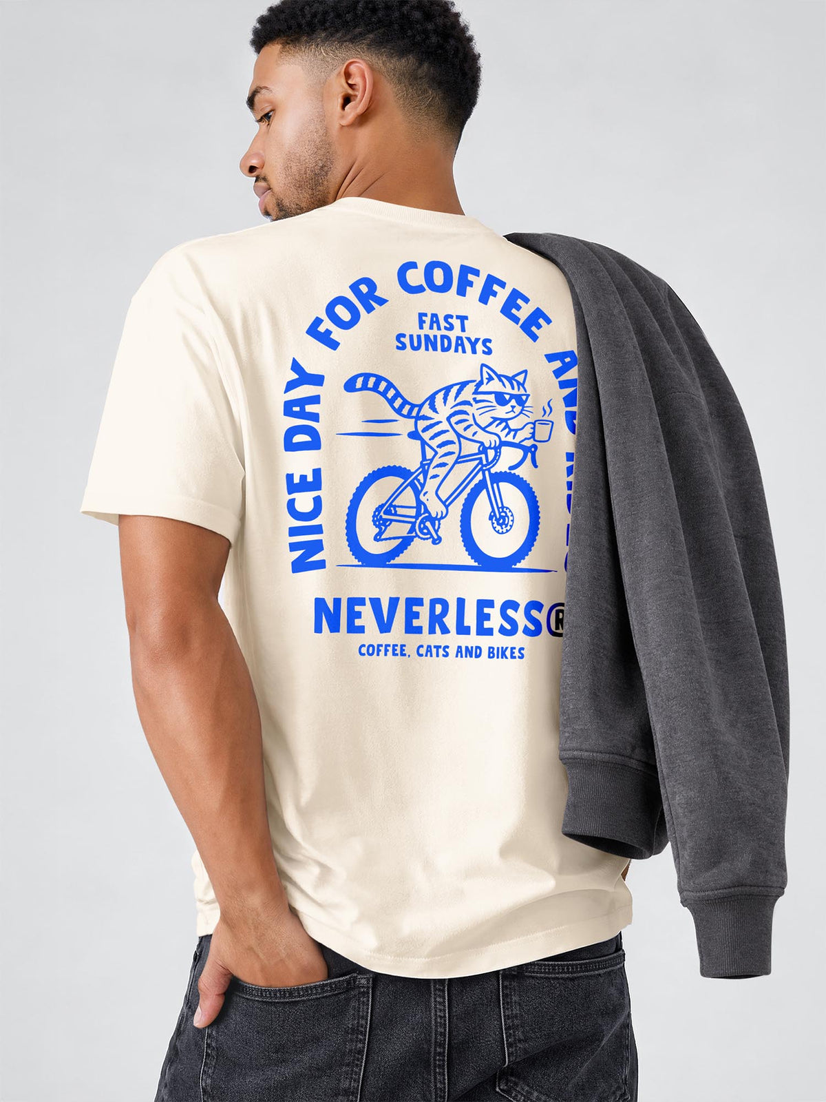 [AI generated] hell-beige relaxed-fit