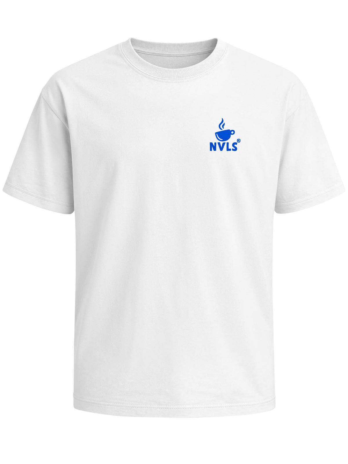 [AI generated] weiß relaxed-fit