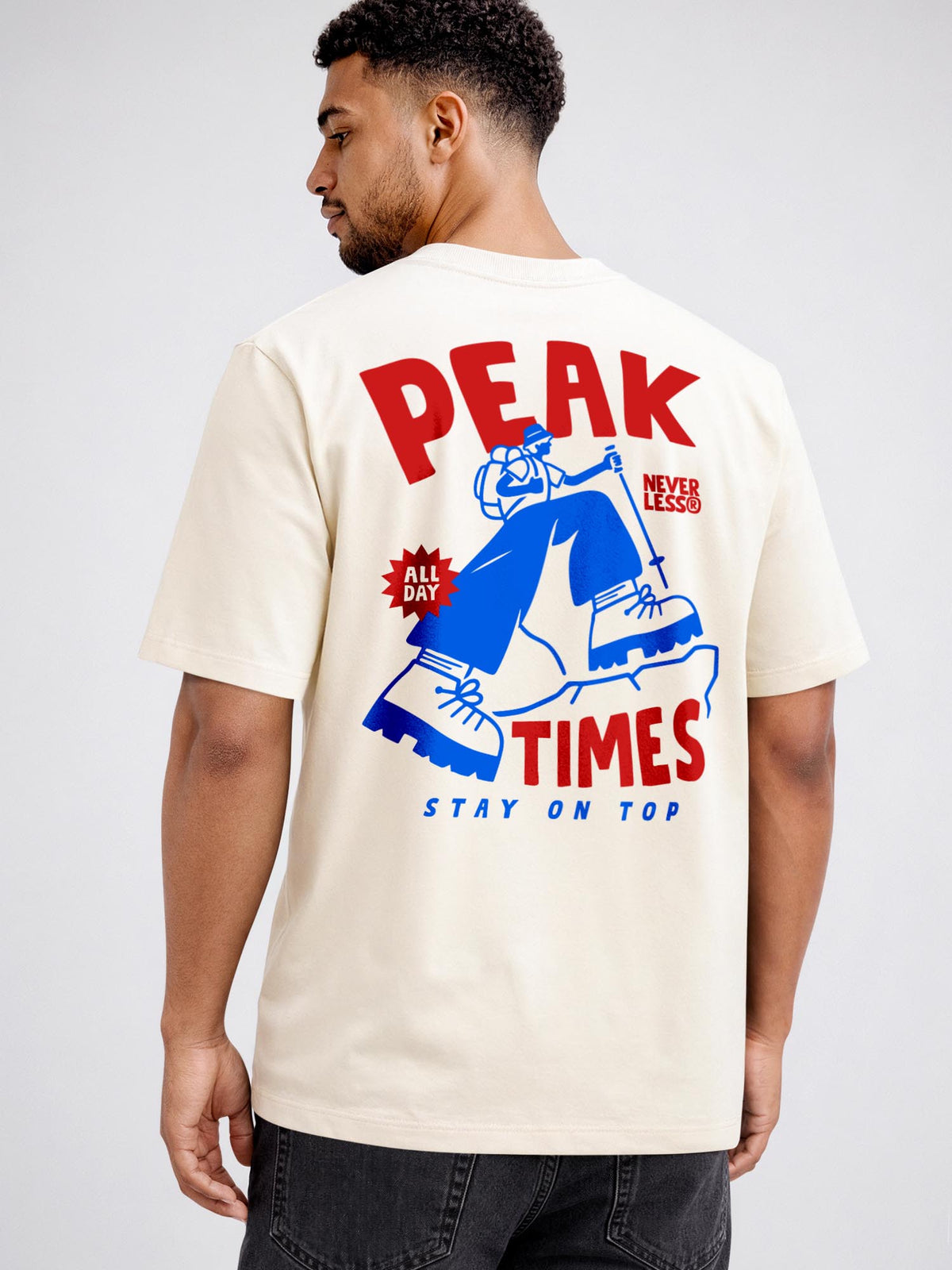 [AI generated] hell-beige relaxed-fit