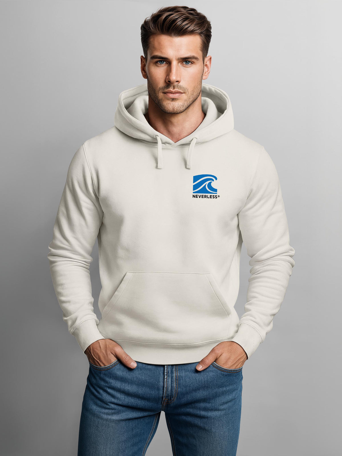 [AI generated] urban grey slim fit