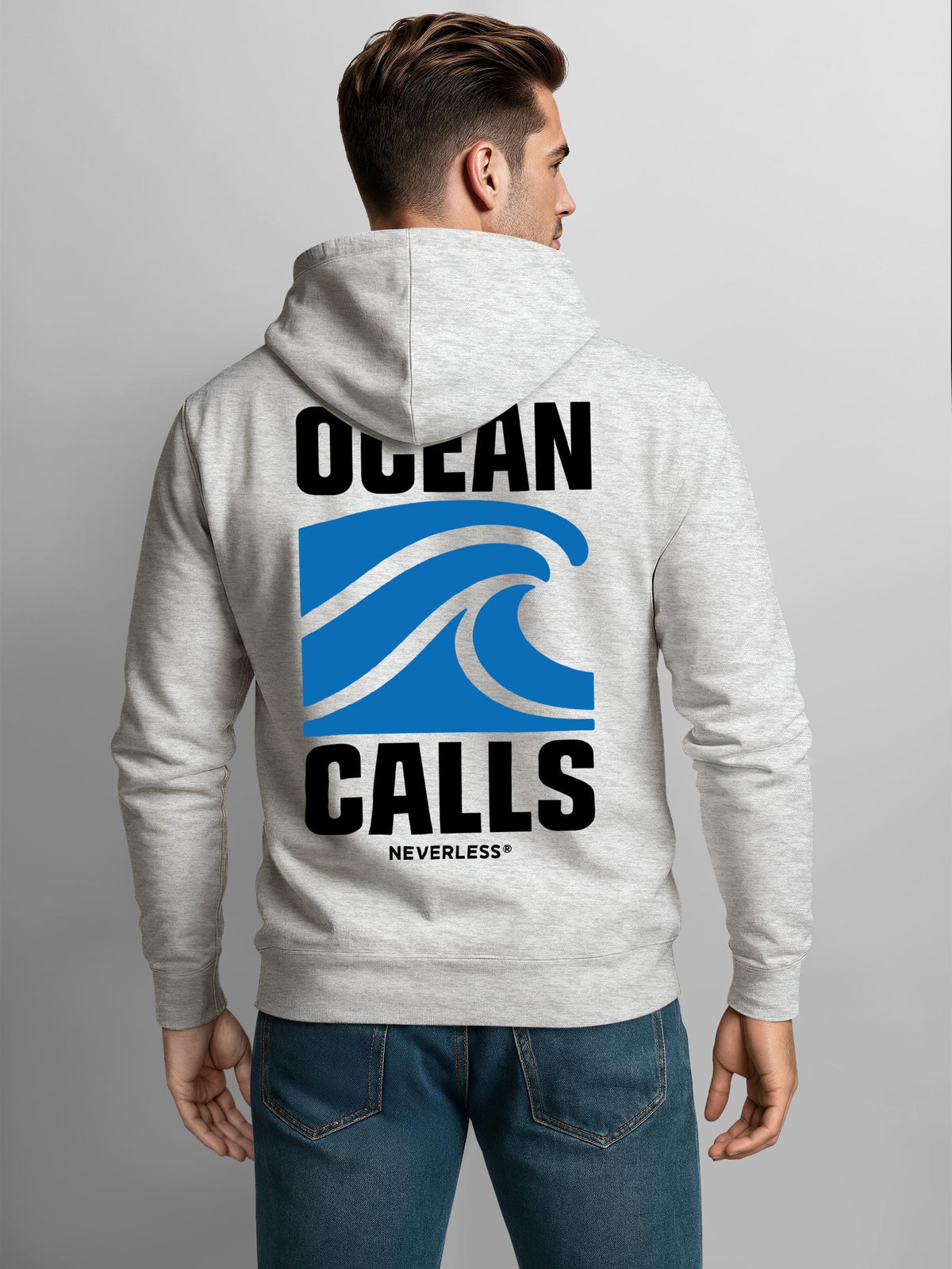 [AI generated] grau slim fit