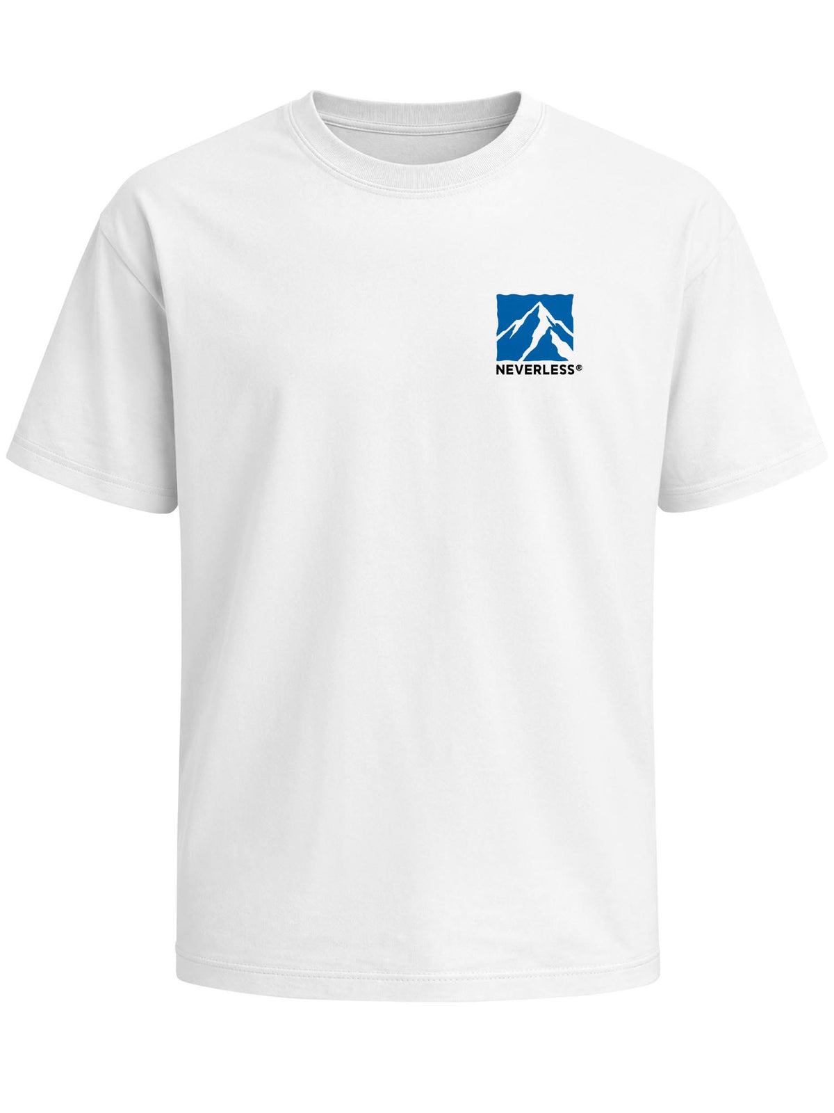 [AI generated] weiß relaxed-fit