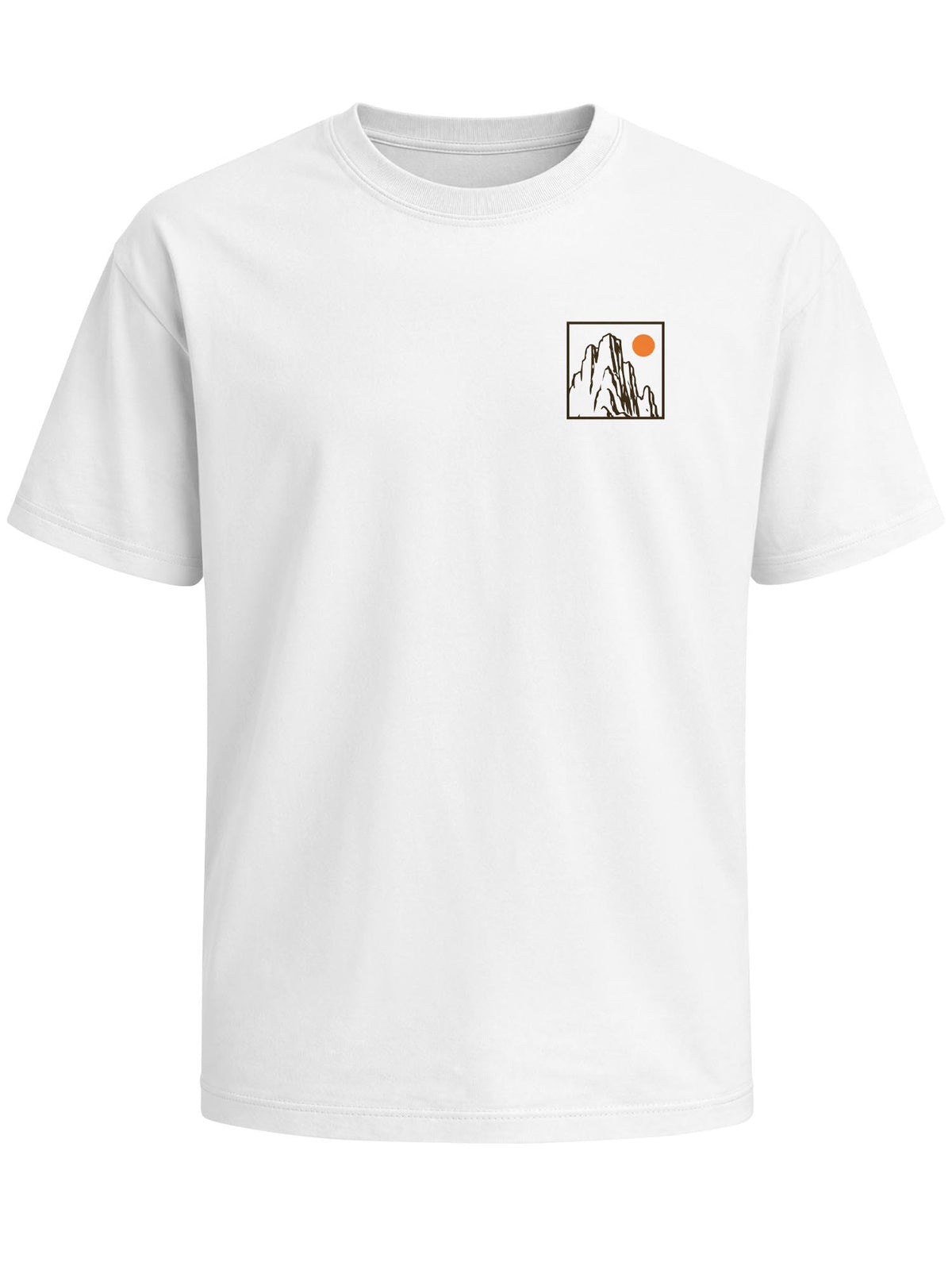 [AI generated] weiß relaxed-fit
