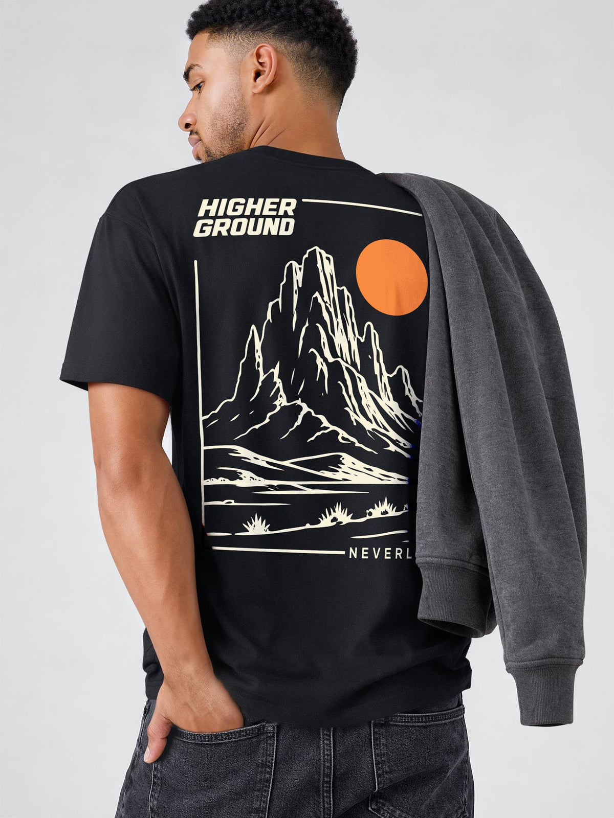[AI generated] schwarz relaxed-fit