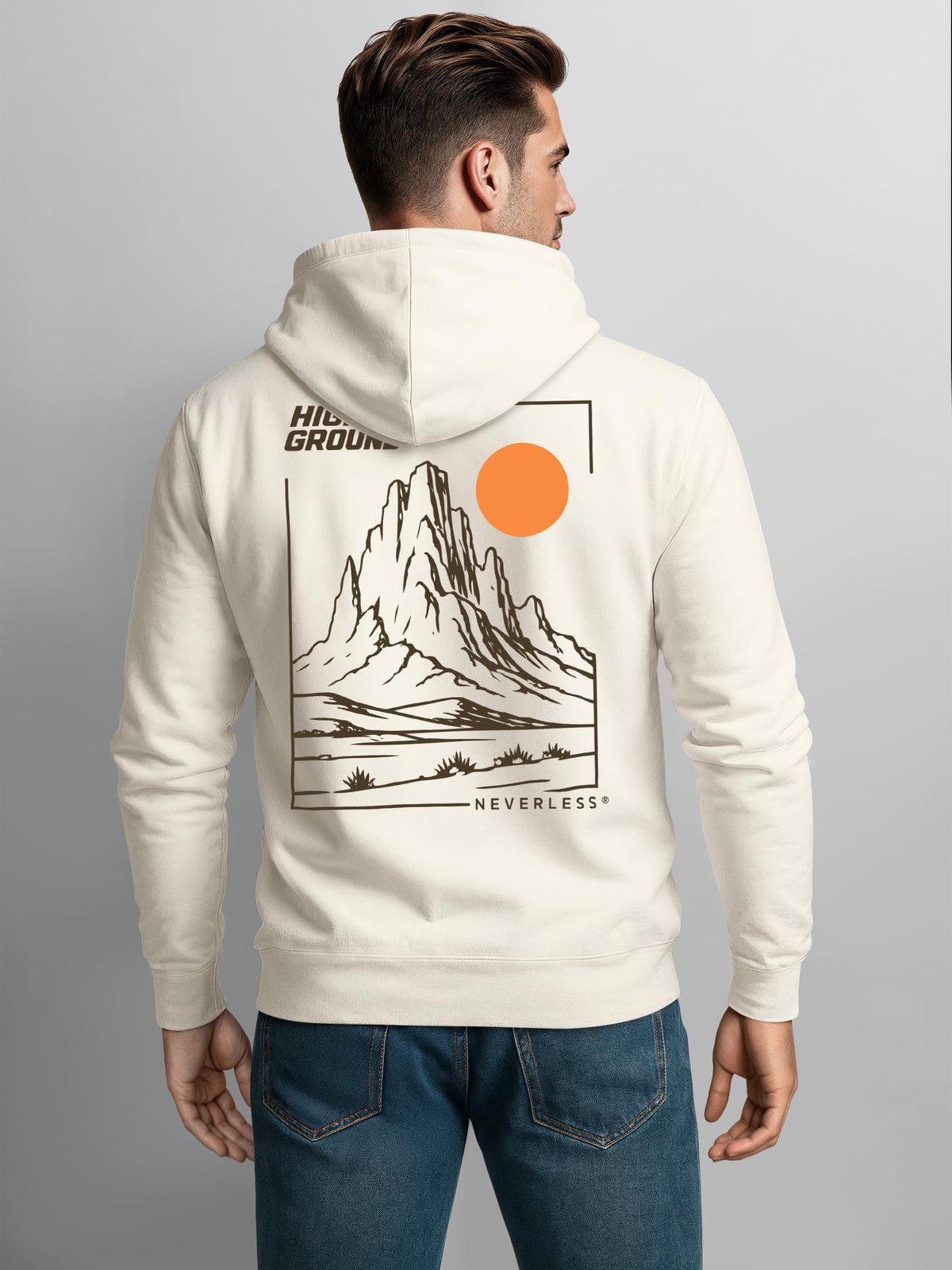 [AI generated] urban grey slim fit