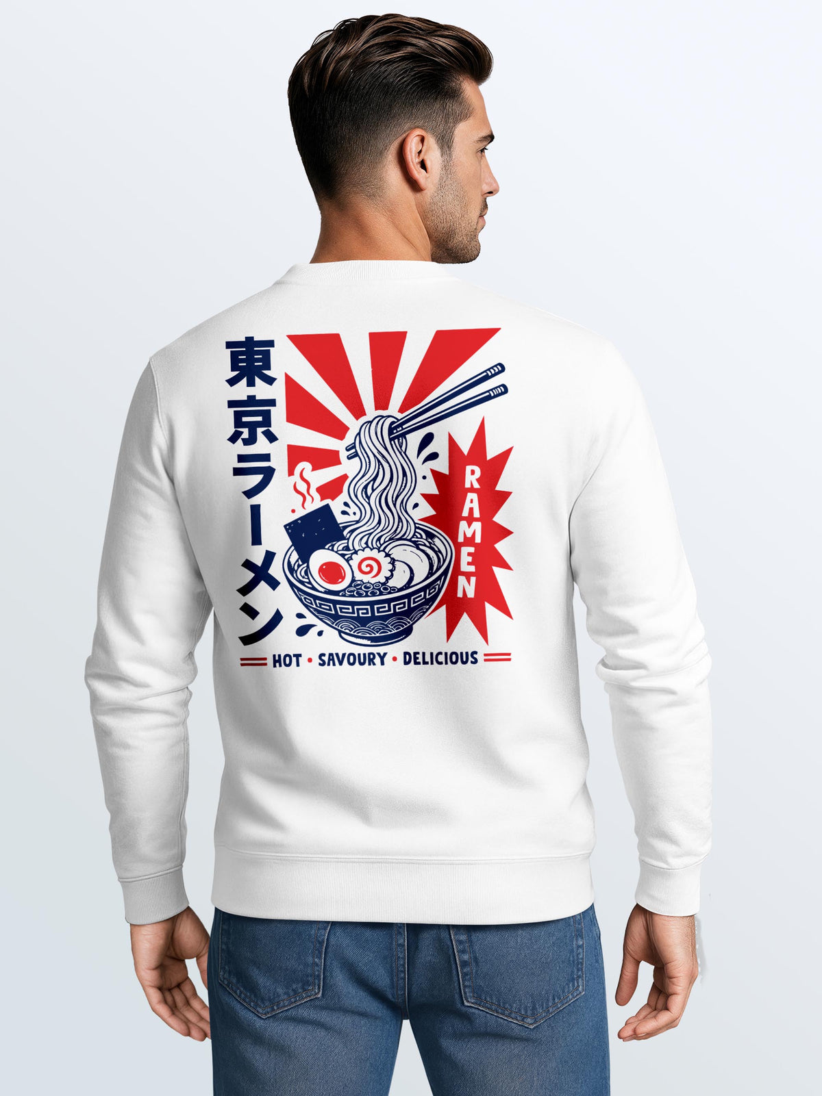 [AI generated] weiß slim-fit