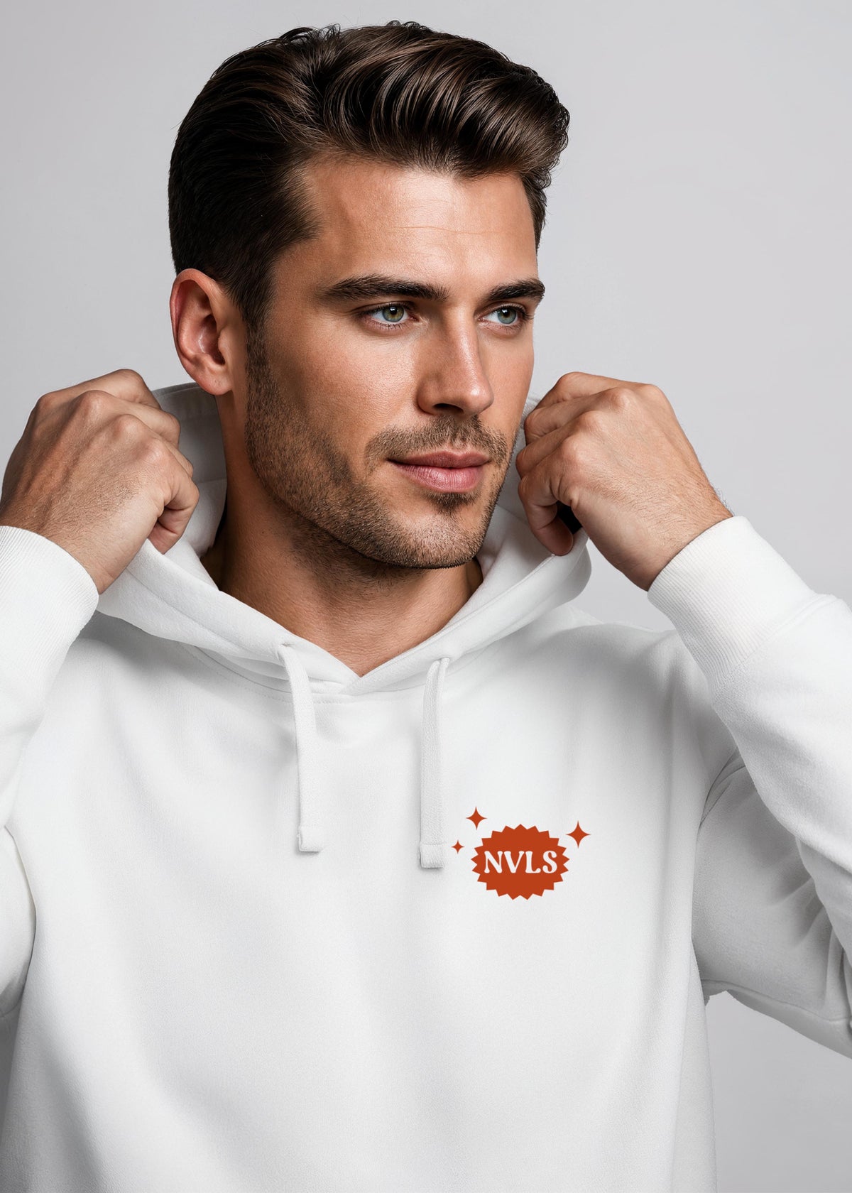 [AI generated] weiß slim fit