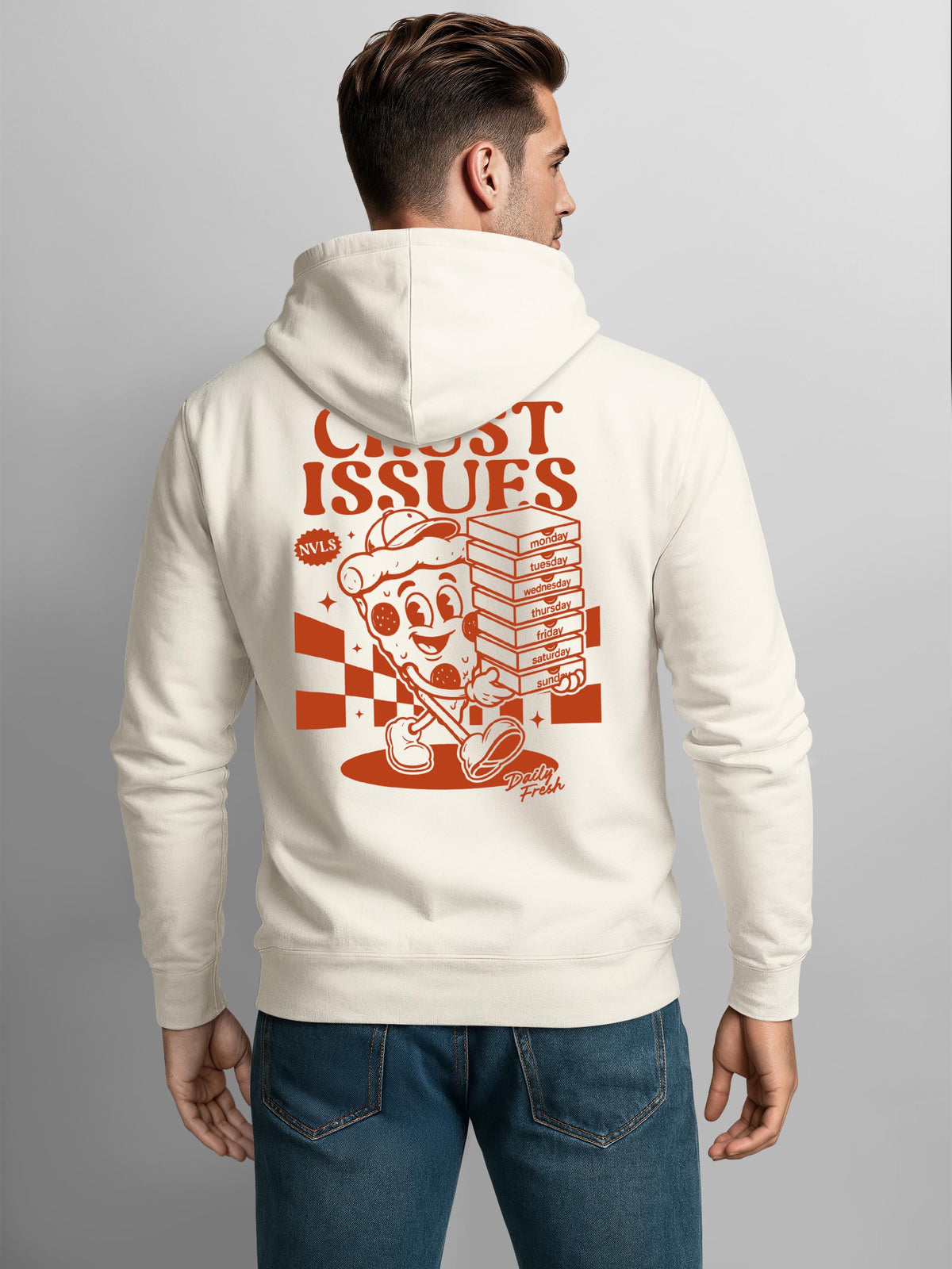 [AI generated] urban grey slim fit