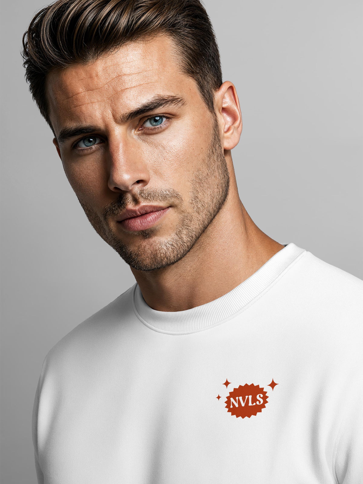 [AI generated] weiß slim fit