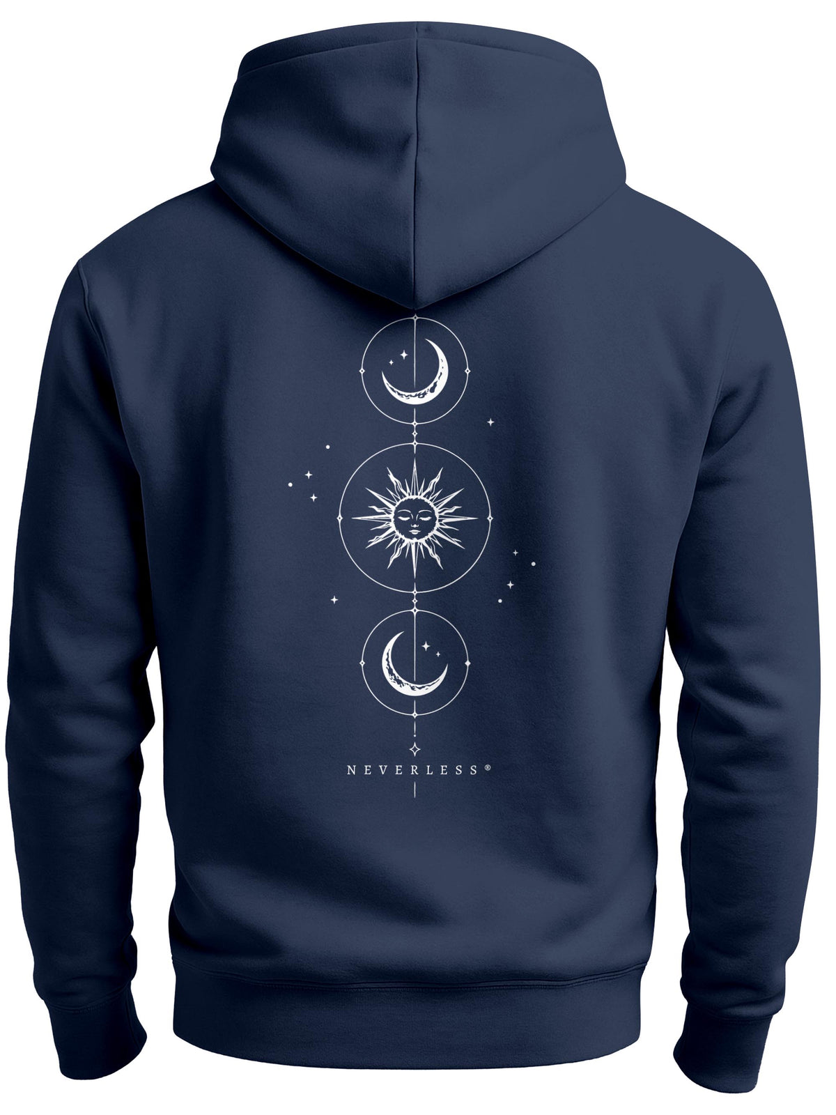 [AI generated] navy slim-fit