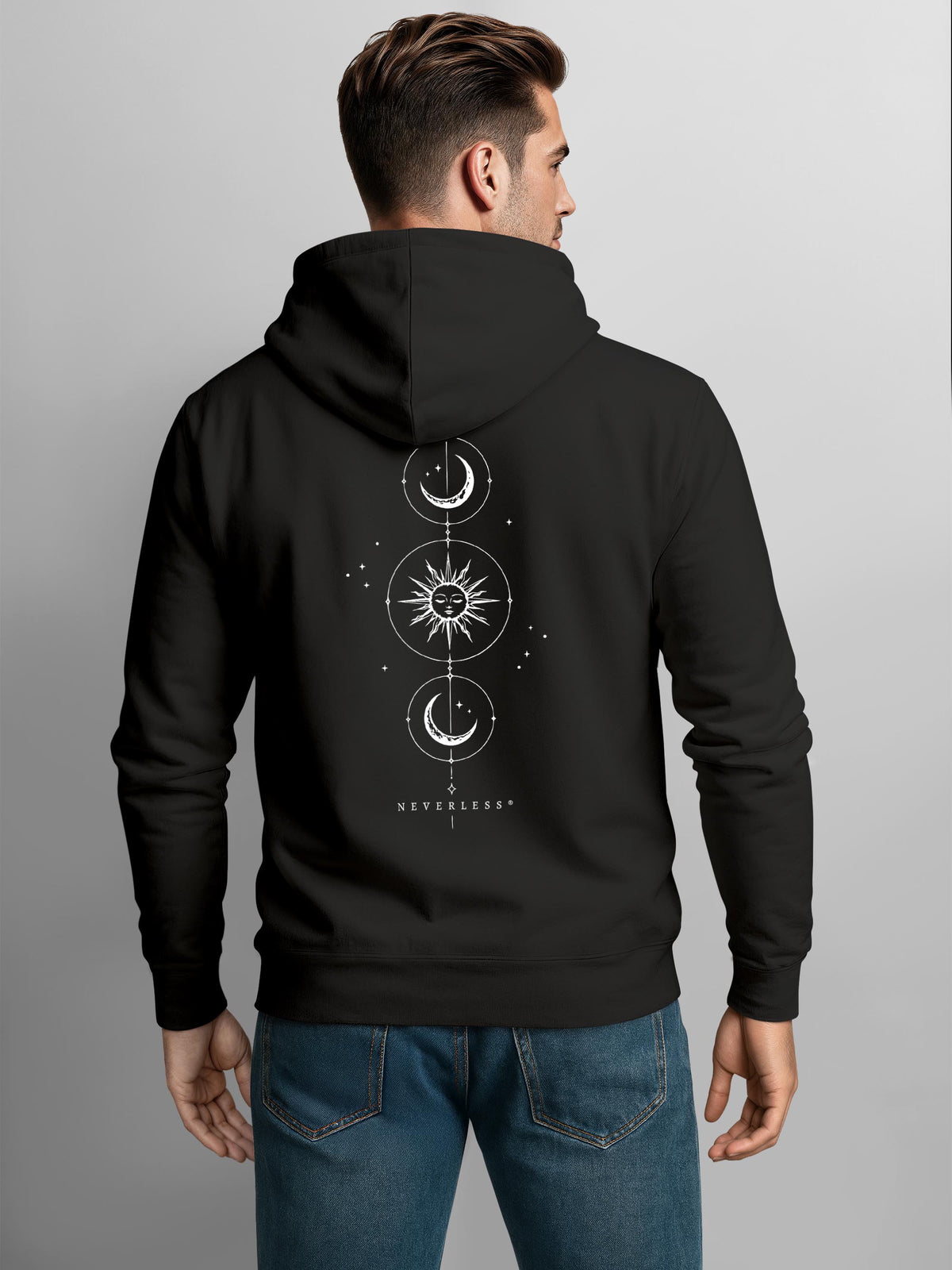 [AI generated] schwarz slim-fit