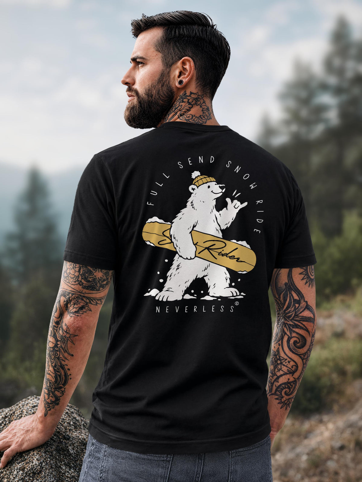 [AI generated] schwarz slim-fit