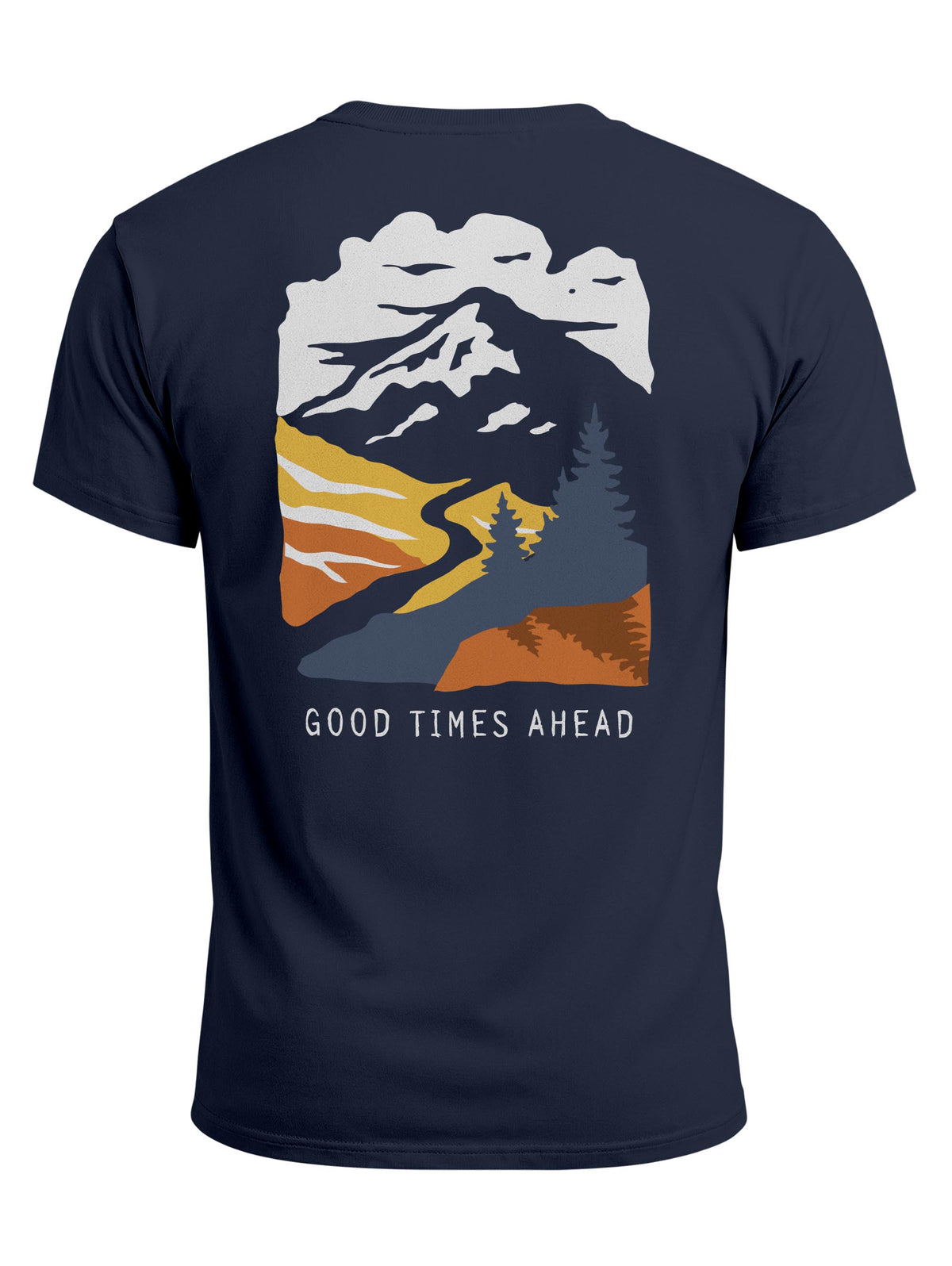[AI generated] navy slim fit