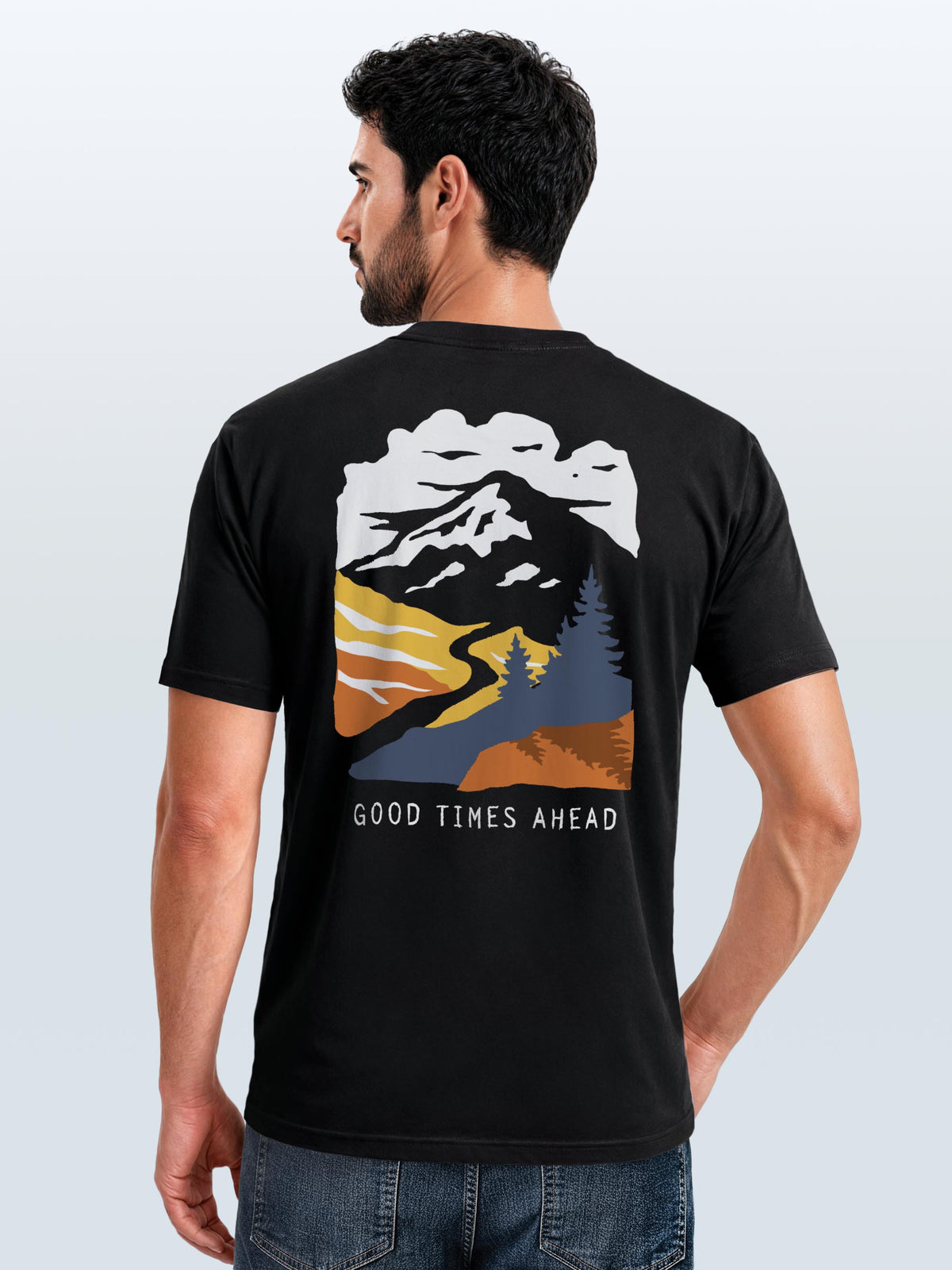[AI generated] schwarz slim fit