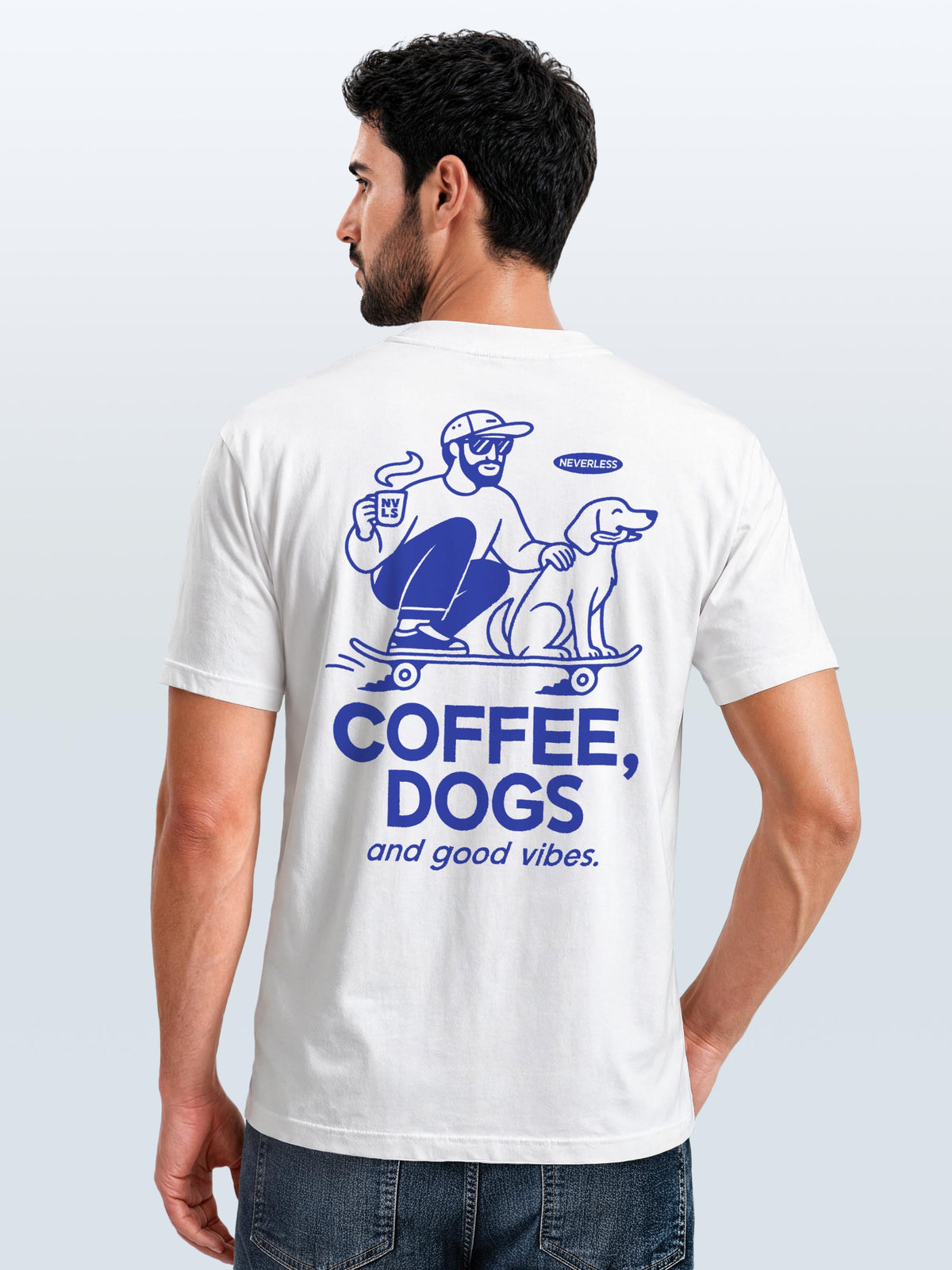 [AI generated] weiß slim fit
