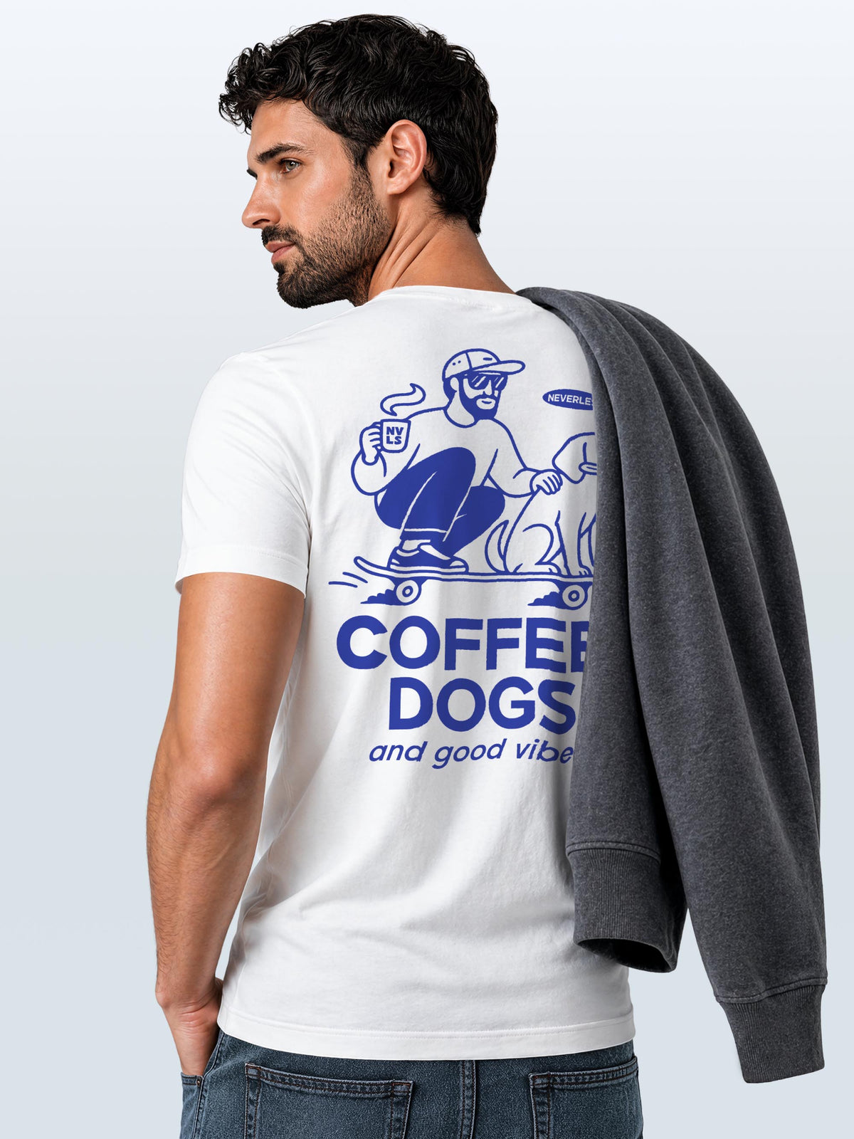 [AI generated] weiß slim fit