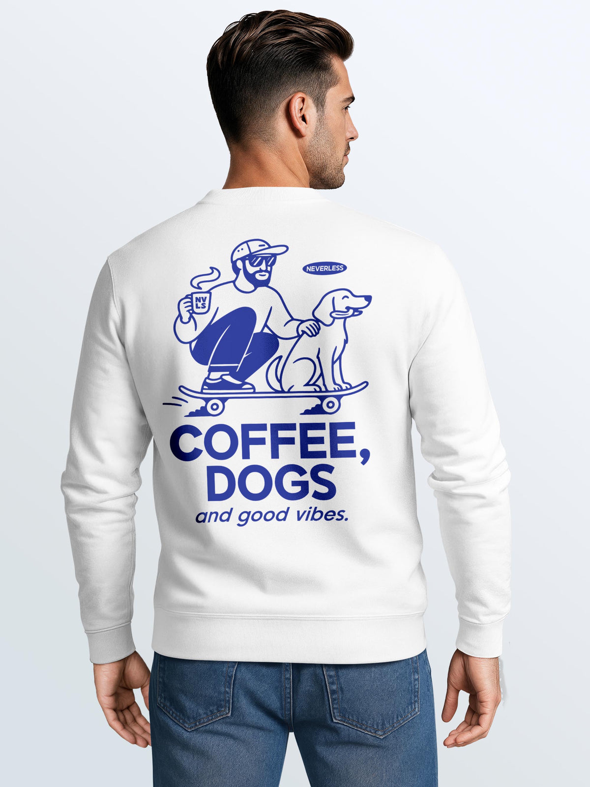 [AI generated] weiß slim fit
