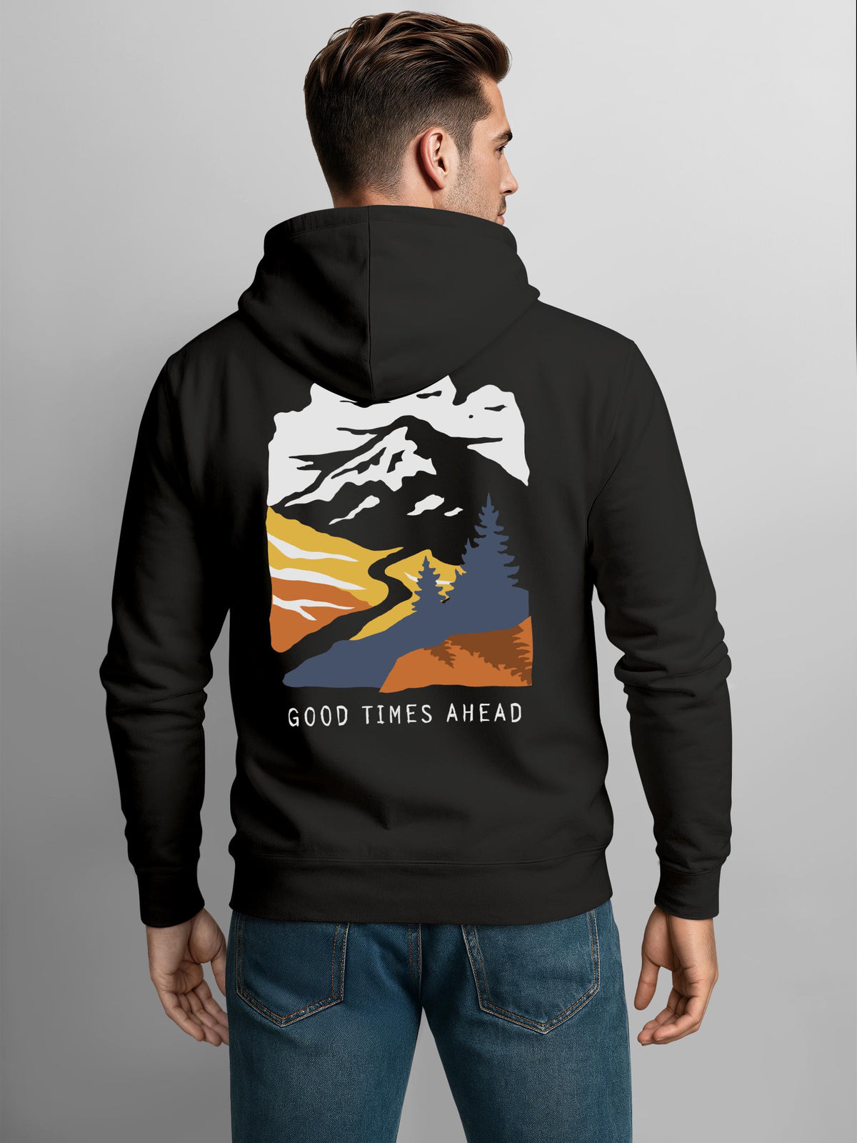 [AI generated] schwarz slim fit