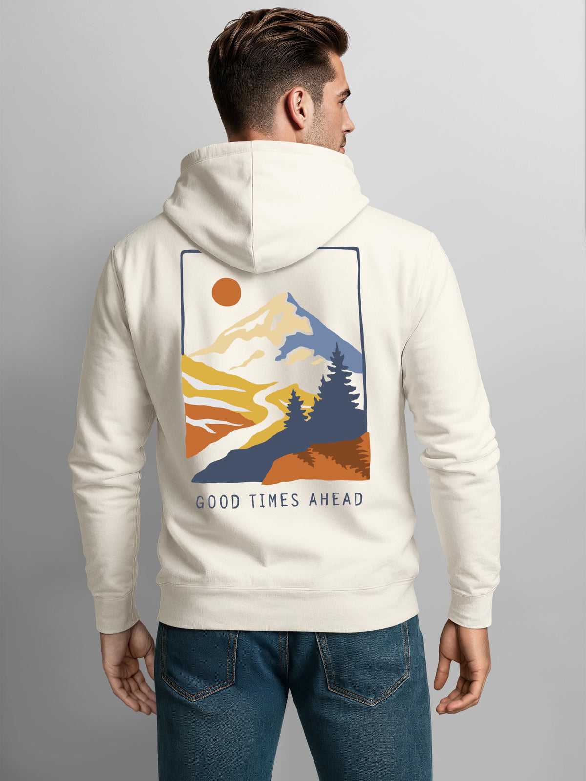 [AI generated] urban grey slim fit